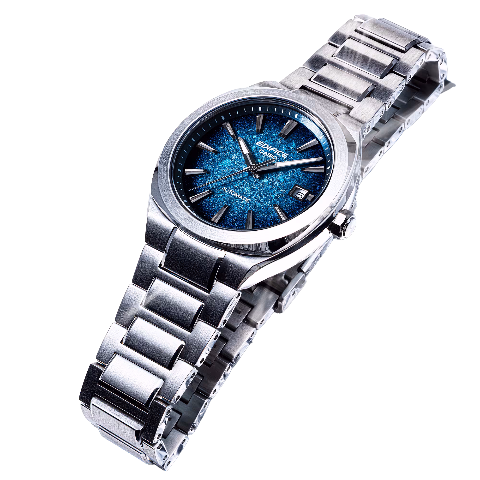 CASIO 卡西歐 EDIFICE EFK-200D-2A 電鑄質感錶盤 機械錶