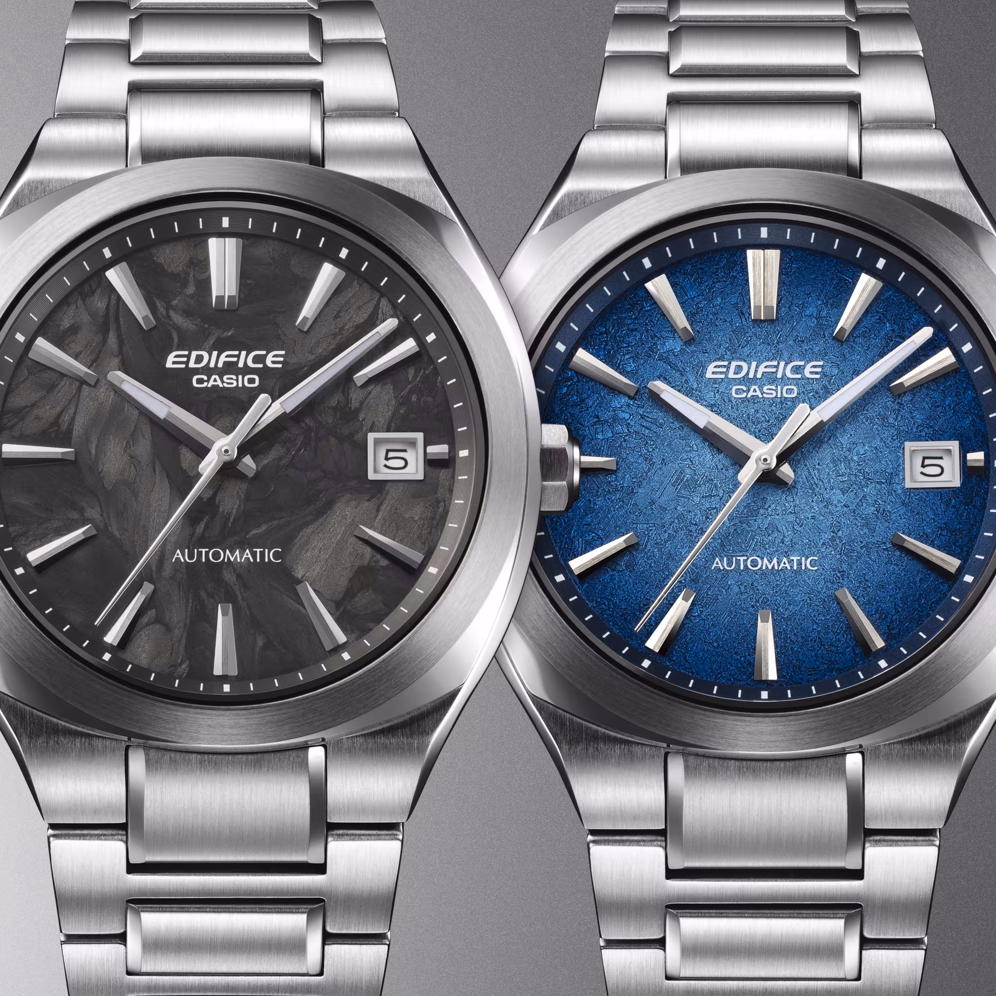 CASIO 卡西歐 EDIFICE EFK-200D-2A 電鑄質感錶盤 機械錶