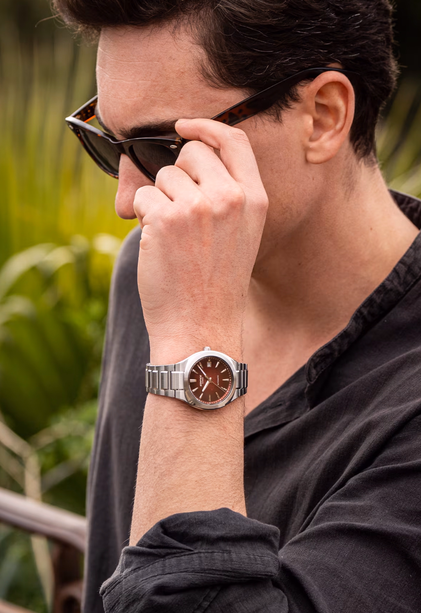 CASIO 卡西歐 EDIFICE EFK-200D-4A 電鑄質感錶盤 機械錶：圖片 10