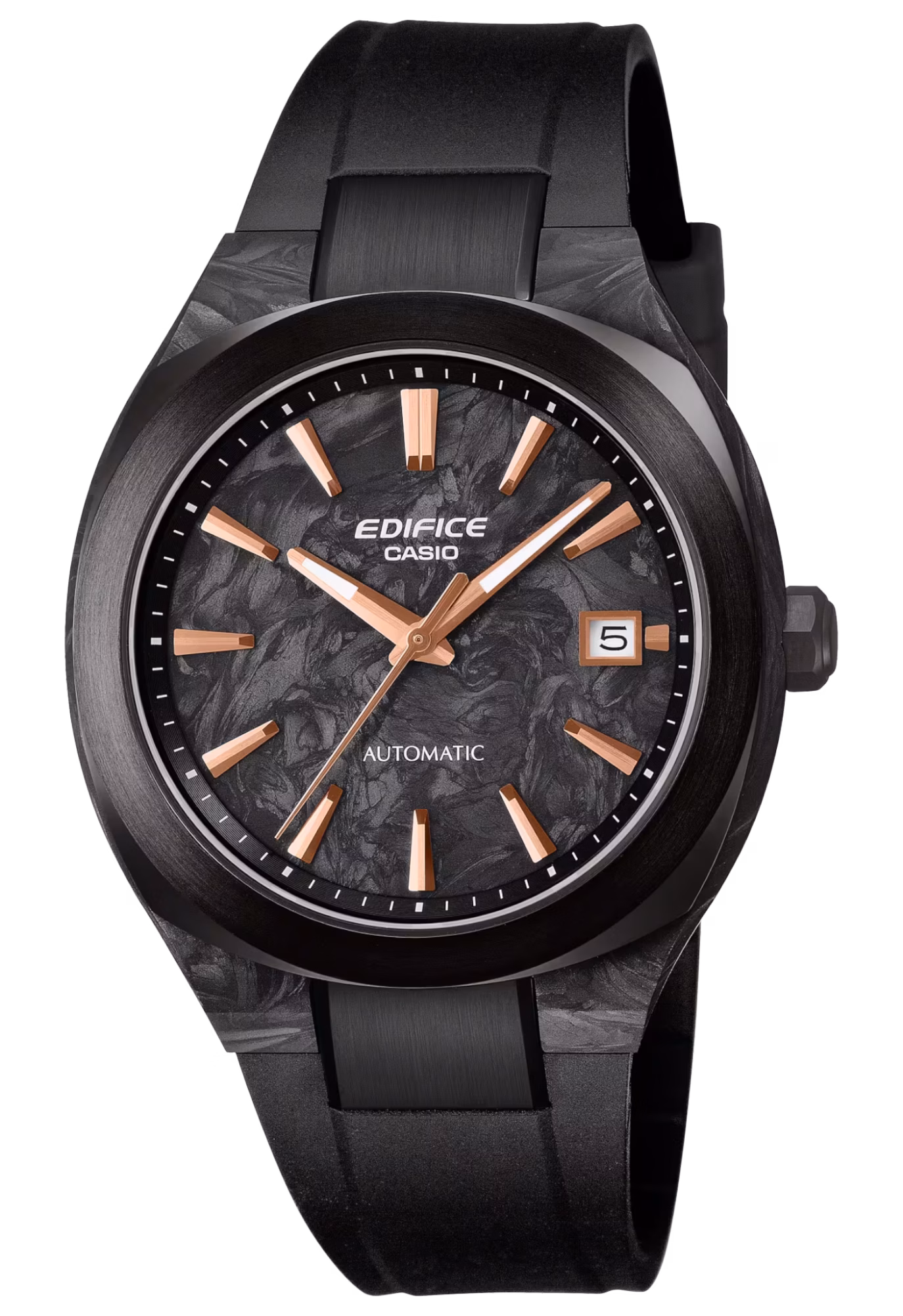 CASIO 卡西歐 EDIFICE EFK-200XPB-1A 鍛造碳纖維錶盤 機械錶