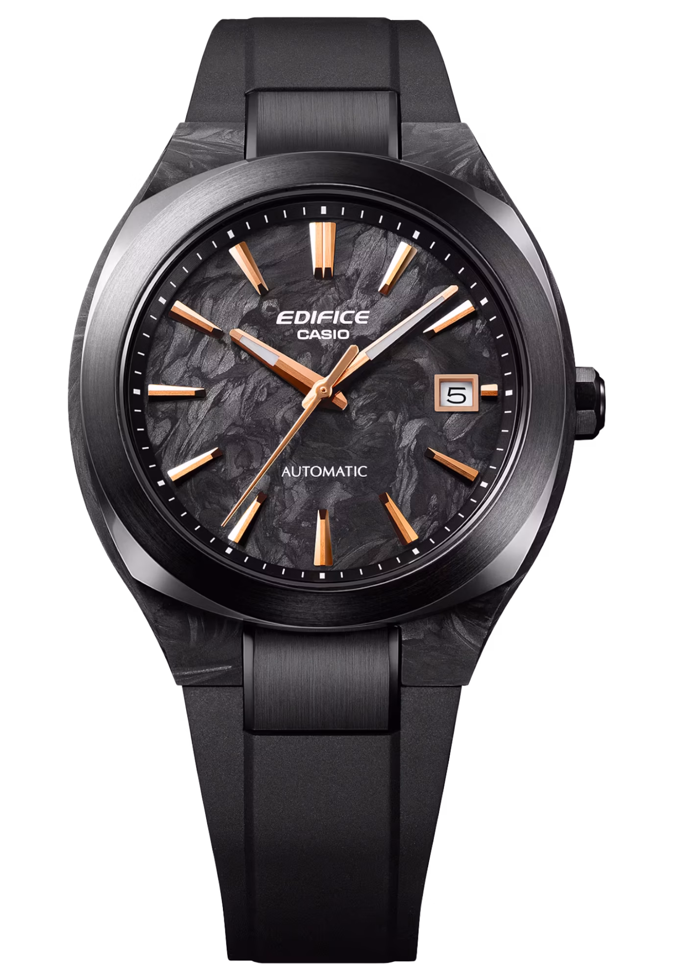 CASIO 卡西歐 EDIFICE EFK-200XPB-1A 鍛造碳纖維錶盤 機械錶