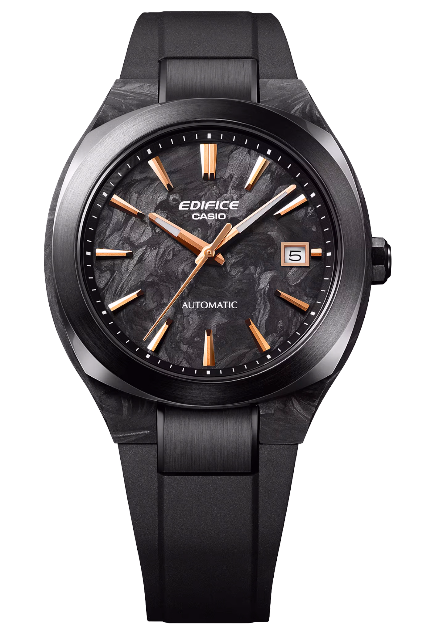 CASIO 卡西歐 EDIFICE EFK-200XPB-1A 鍛造碳纖維錶盤 機械錶：圖片 2