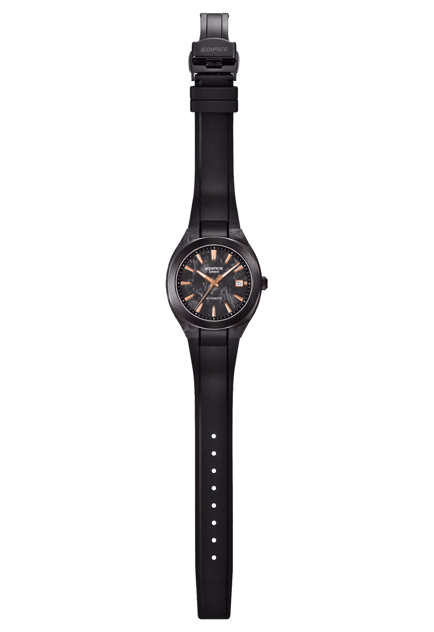 CASIO 卡西歐 EDIFICE EFK-200XPB-1A 鍛造碳纖維錶盤 機械錶：圖片 3