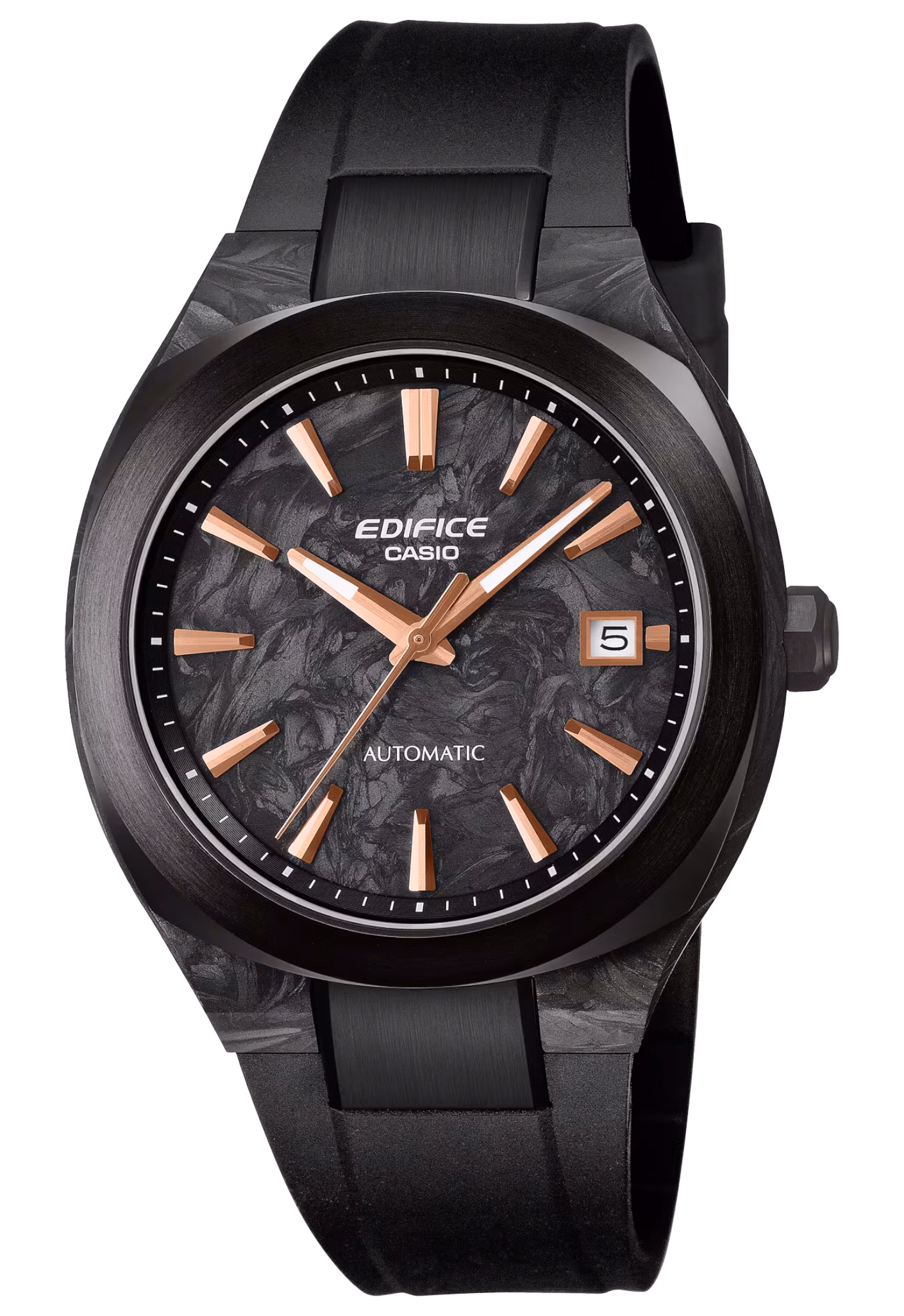 CASIO 卡西歐 EDIFICE EFK-200XPB-1A 鍛造碳纖維錶盤 機械錶：圖片 1