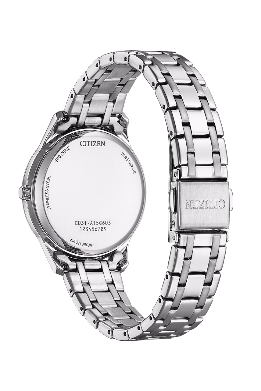 CITIZEN 星辰 LADY'S 簡約光動能女錶 EM0411-71A