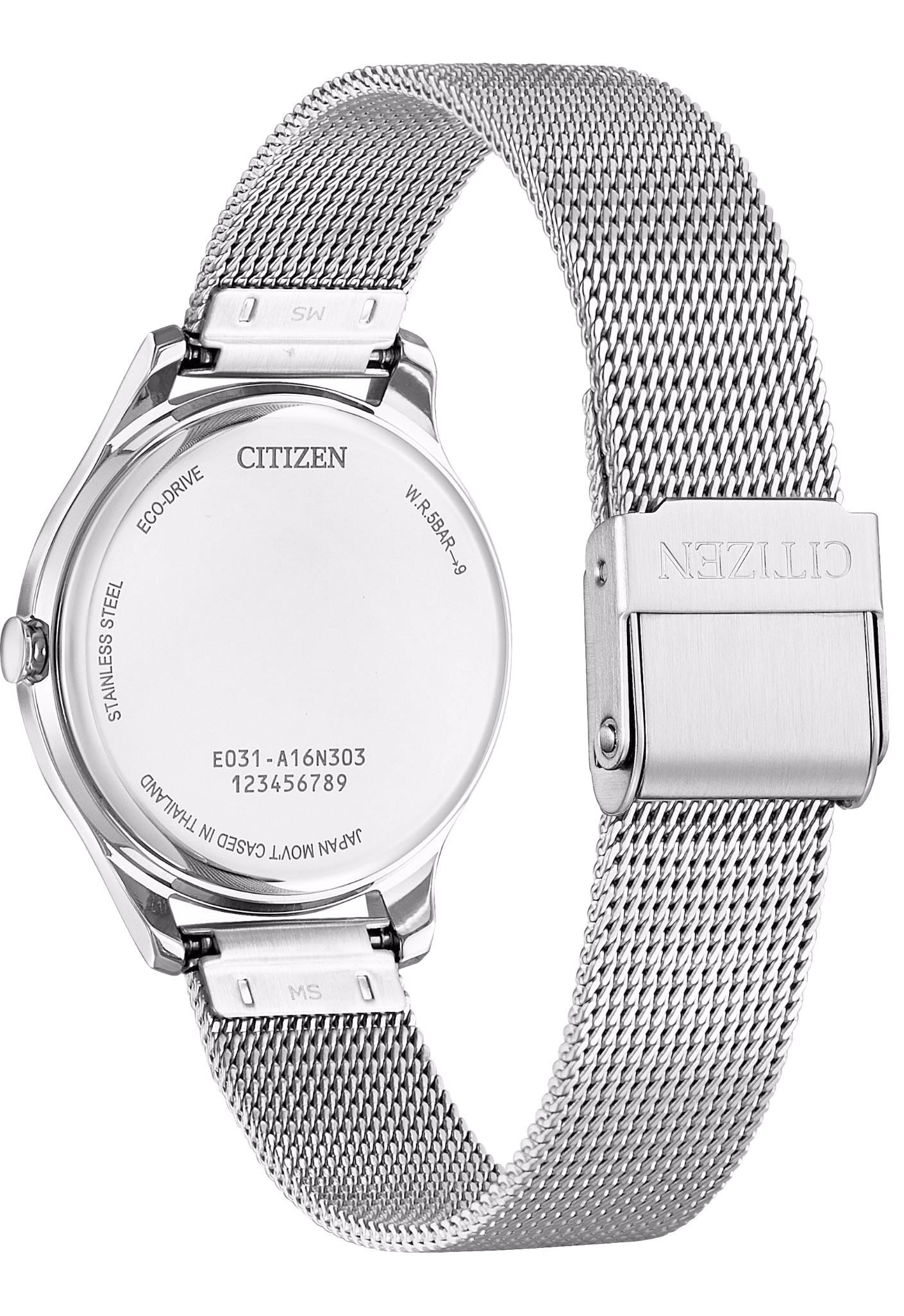 CITIZEN 星辰 LADY'S Blue Glow Night 光動能腕錶 EM0501-89M：圖片 2