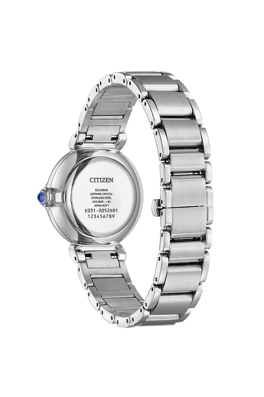 CITIZEN 星辰 L系列 白蝶貝光動能女錶 EM1060-87Y