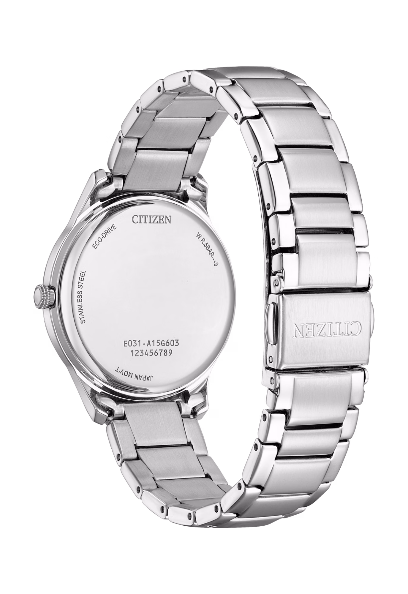 CITIZEN 星辰 LADY'S 晶鑽紫面 光動能女錶 EM1220-58X