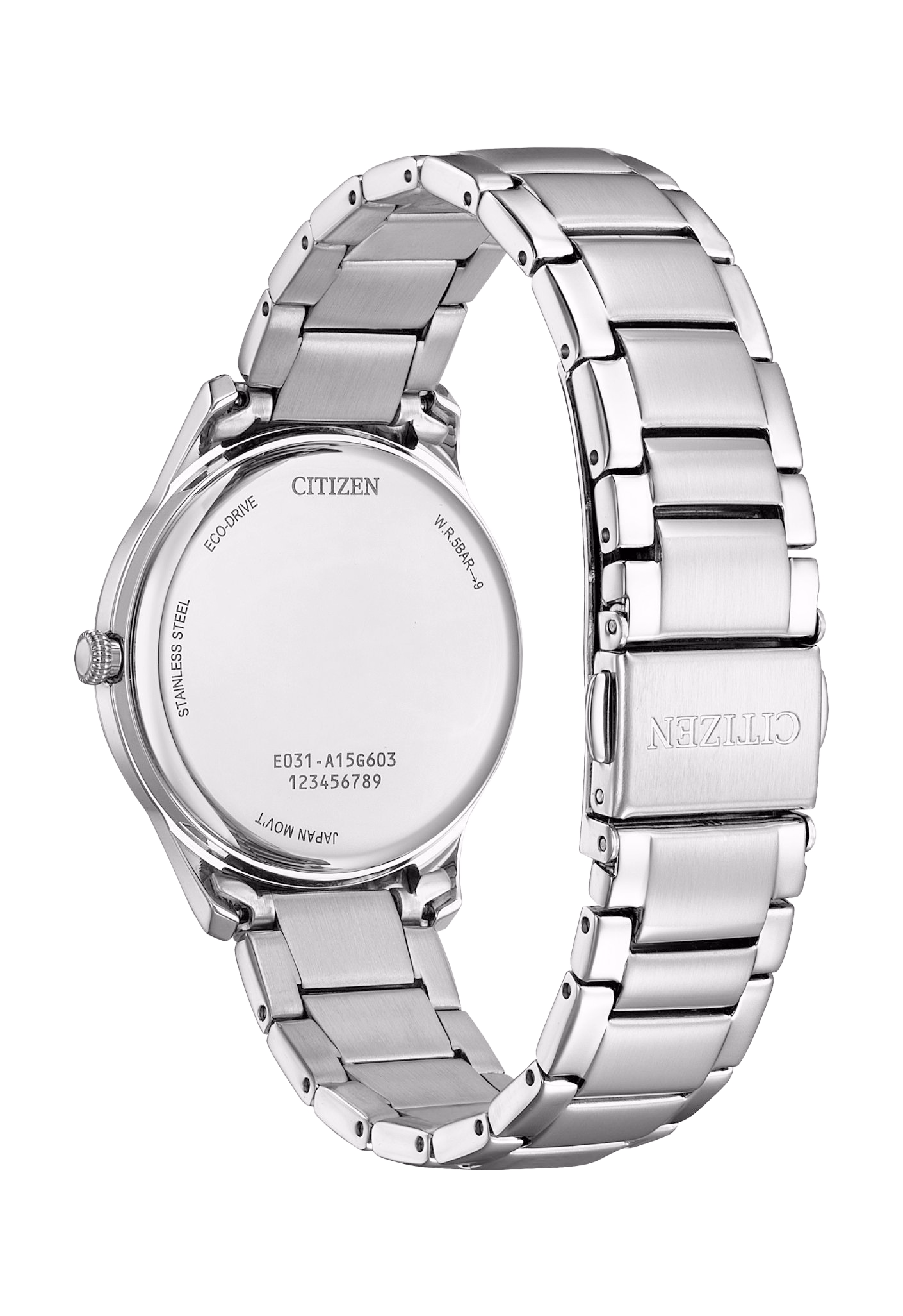 CITIZEN 星辰 LADY'S 晶鑽紫面 光動能女錶 EM1220-58X：圖片 2