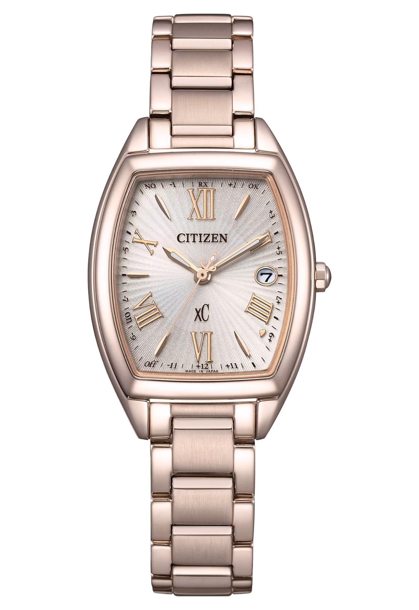 CITIZEN 星辰 xC Sakura pink 櫻花粉紅金 光動能電波女錶 ES9395-53A