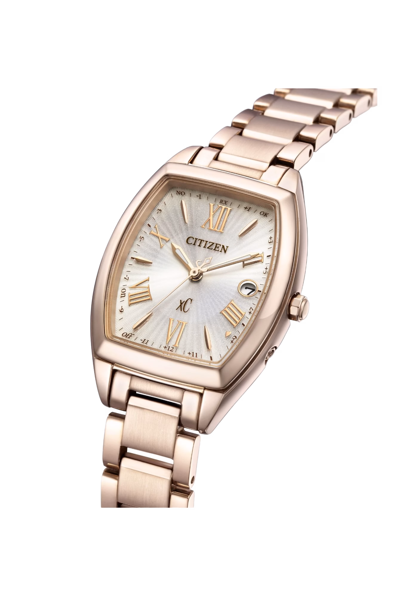 CITIZEN 星辰 xC Sakura pink 櫻花粉紅金 光動能電波女錶 ES9395-53A