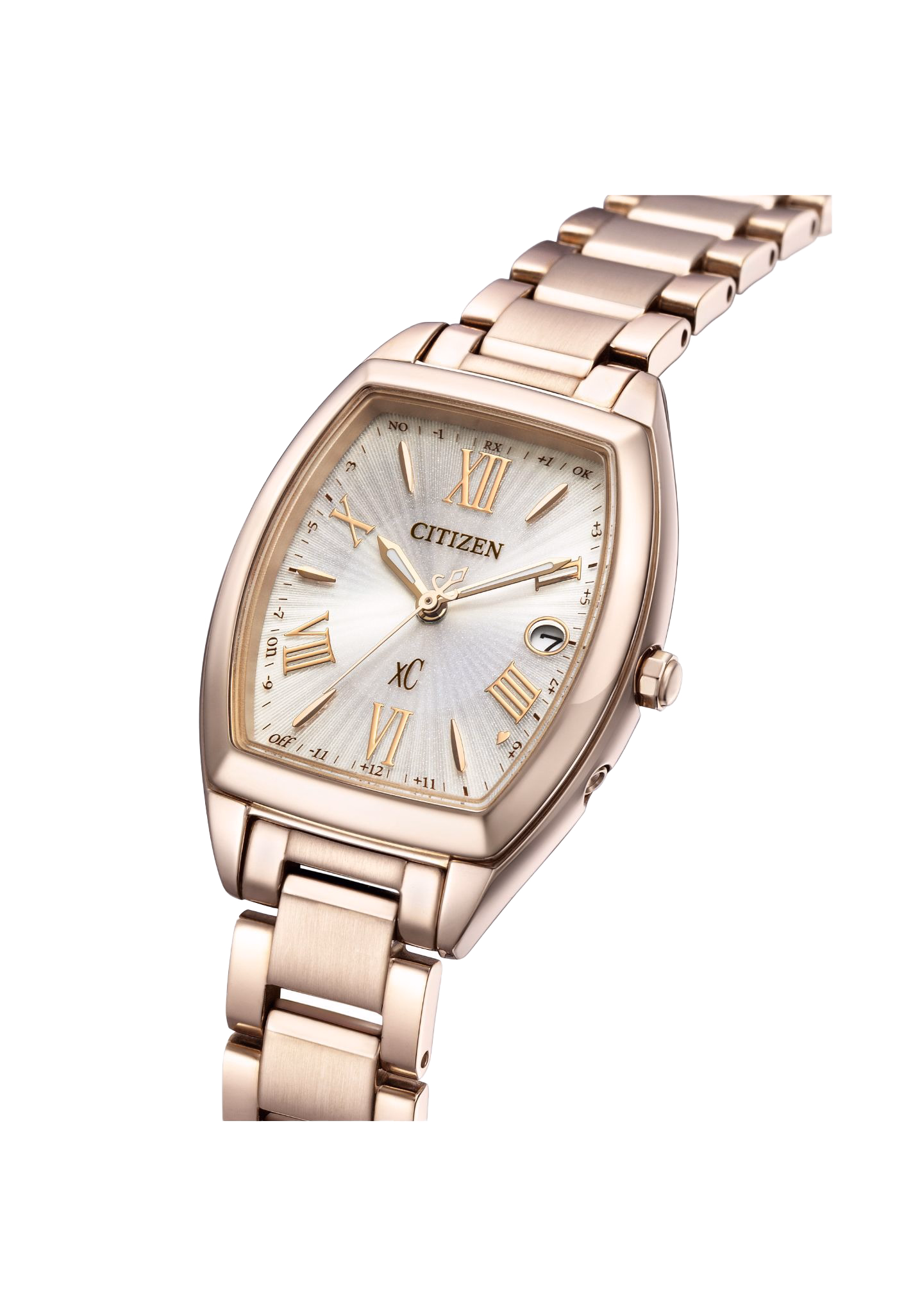 CITIZEN 星辰 xC  Sakura pink 櫻花粉紅金 光動能電波女錶 ES9395-53A：圖片 3