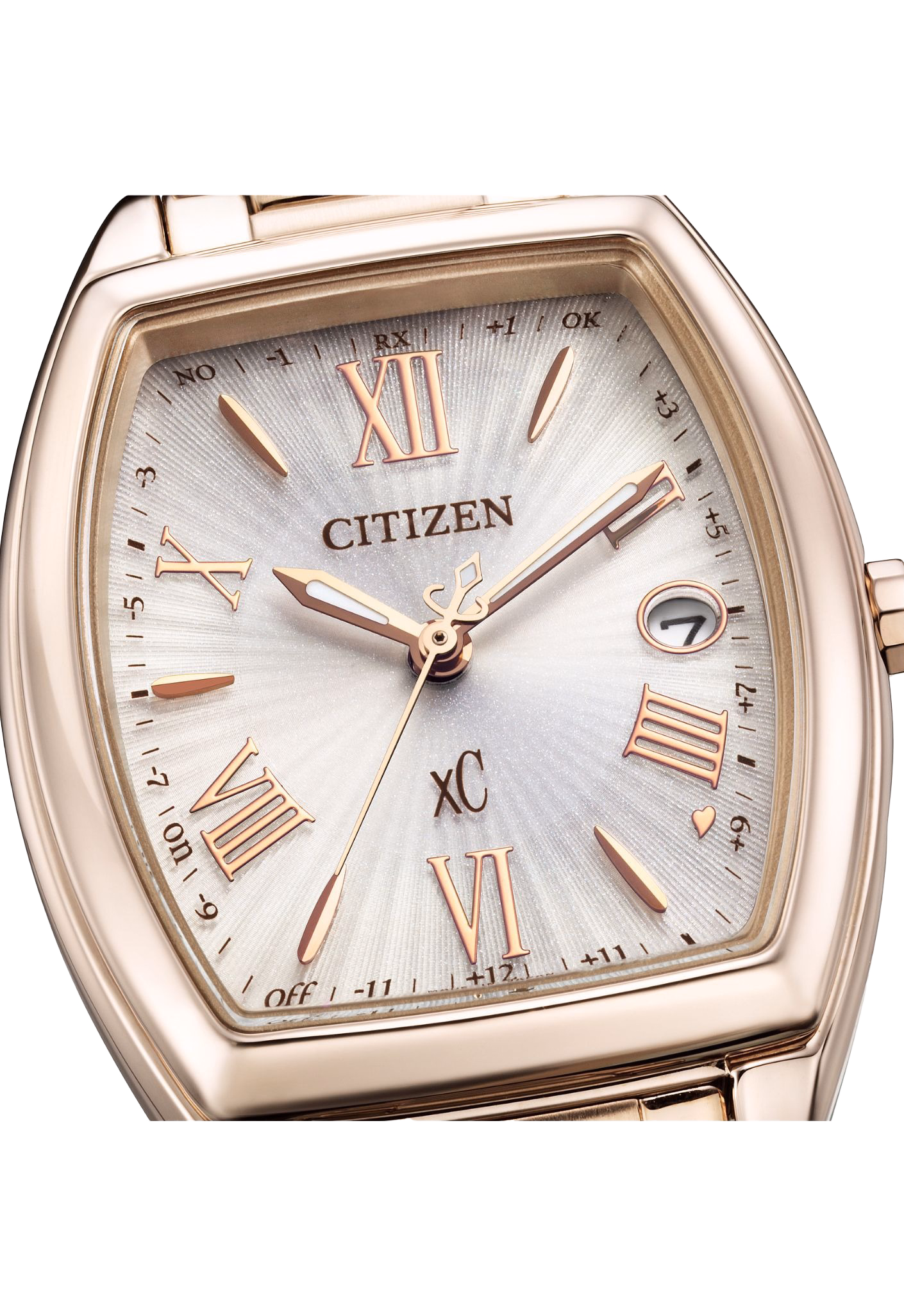 CITIZEN 星辰 xC  Sakura pink 櫻花粉紅金 光動能電波女錶 ES9395-53A：圖片 5