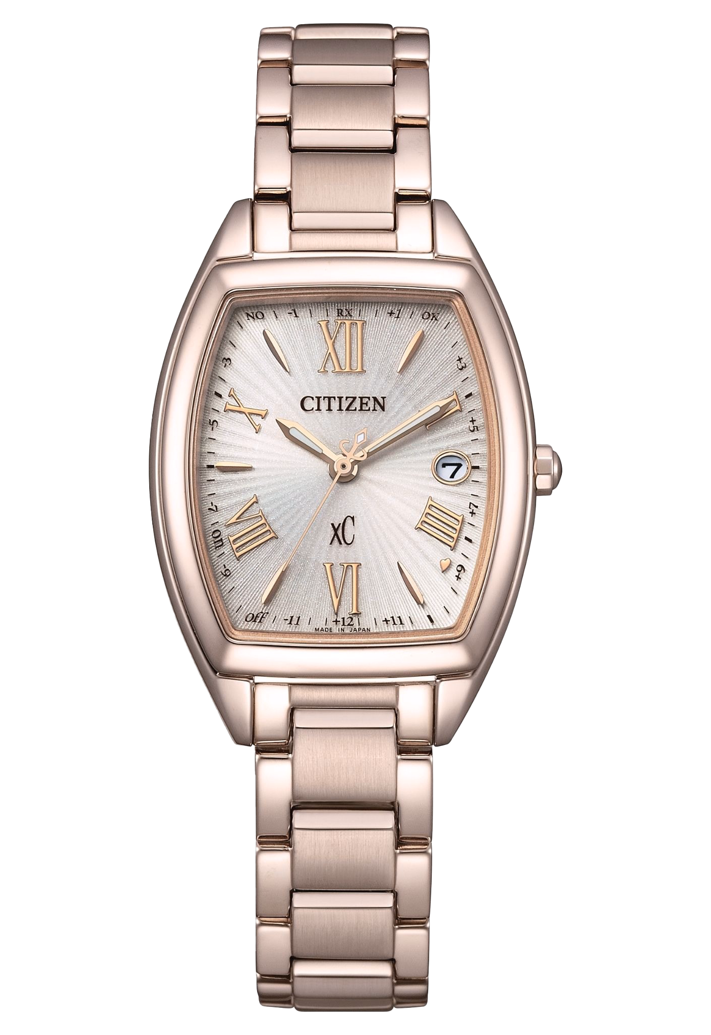 CITIZEN 星辰 xC  Sakura pink 櫻花粉紅金 光動能電波女錶 ES9395-53A：圖片 1