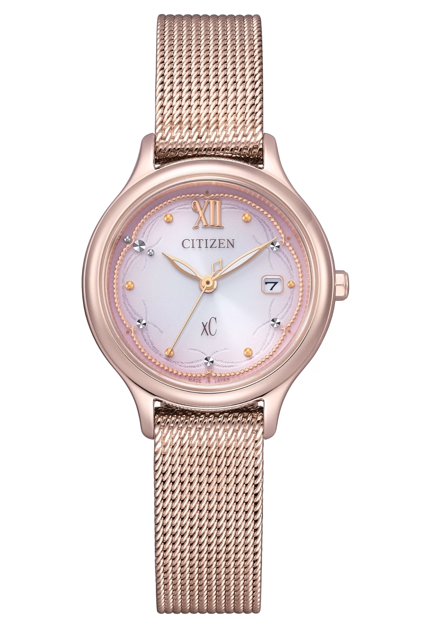 CITIZEN 星辰 xC Sakura pink 限定花嫁櫻花粉廣告款 光動能女錶 EW2638-56Z