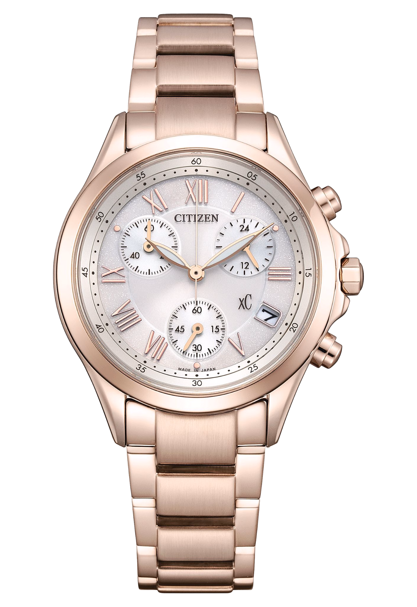 CITIZEN 星辰 xC  Sakura pink 櫻花粉紅 光動能女錶 FB1405-58A：圖片 1