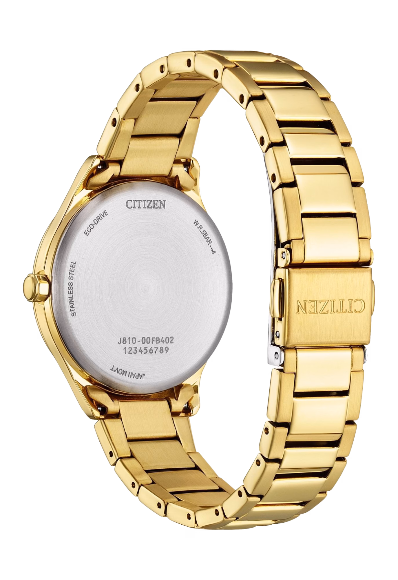 CITIZEN 星辰 LADY'S  簡約金 光動能女錶 FE6122-64A