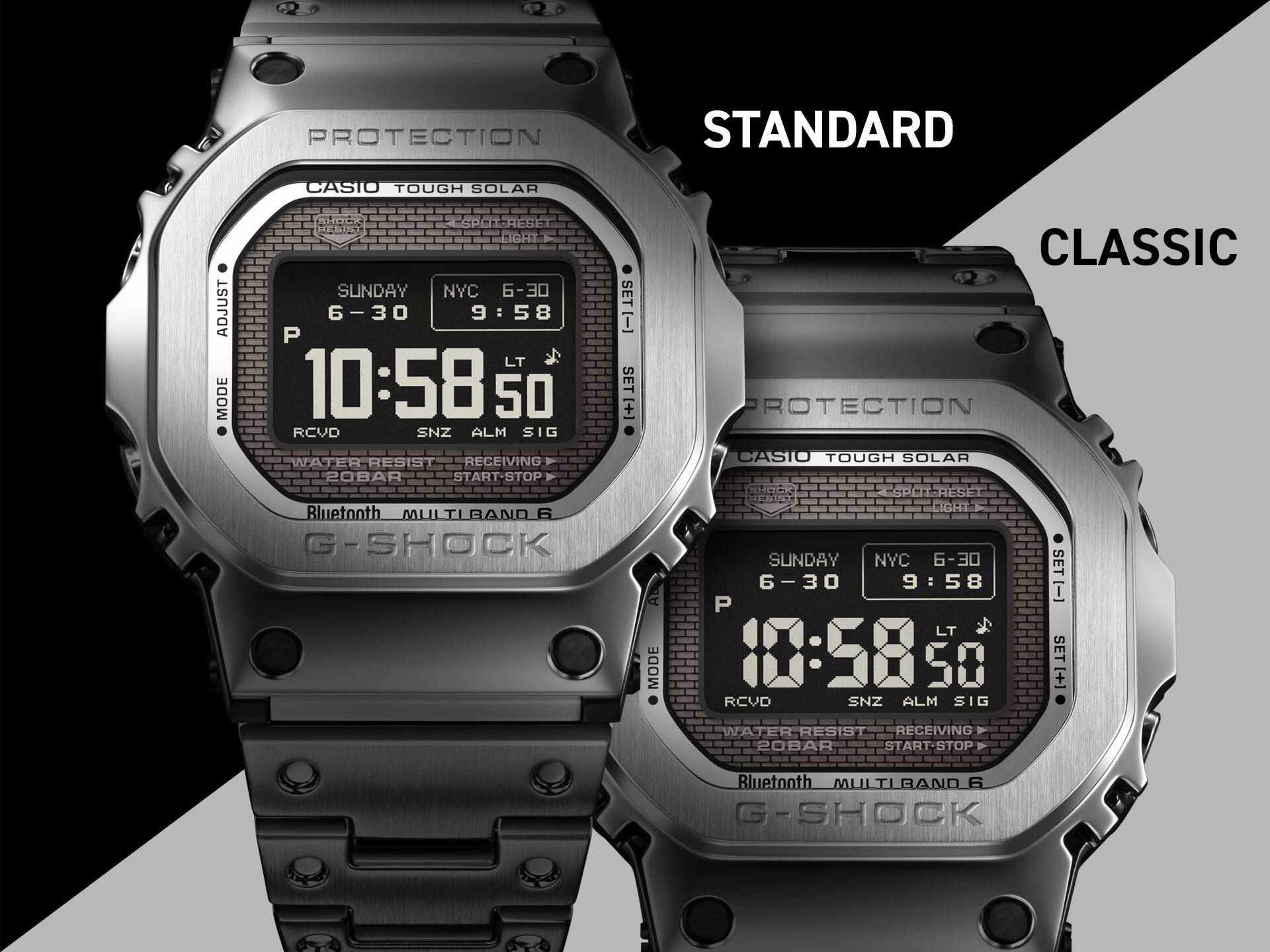 CASIO 卡西歐 G-SHOCK GMW-BZ5000BD-1 黑色 太陽能藍牙電波錶