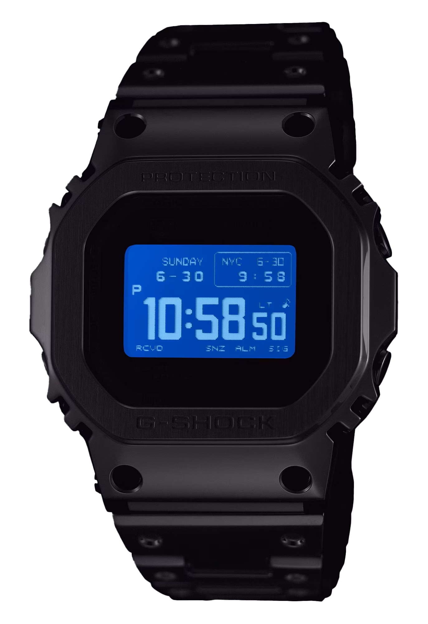 CASIO 卡西歐 G-SHOCK GMW-BZ5000BD-1 黑色 太陽能藍牙電波錶