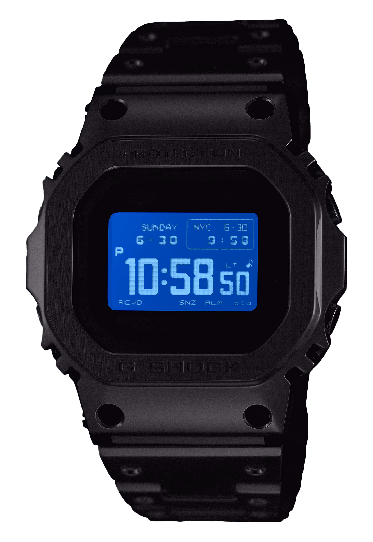CASIO 卡西歐 G-SHOCK GMW-BZ5000BD-1 黑色 太陽能藍牙電波錶：圖片 6