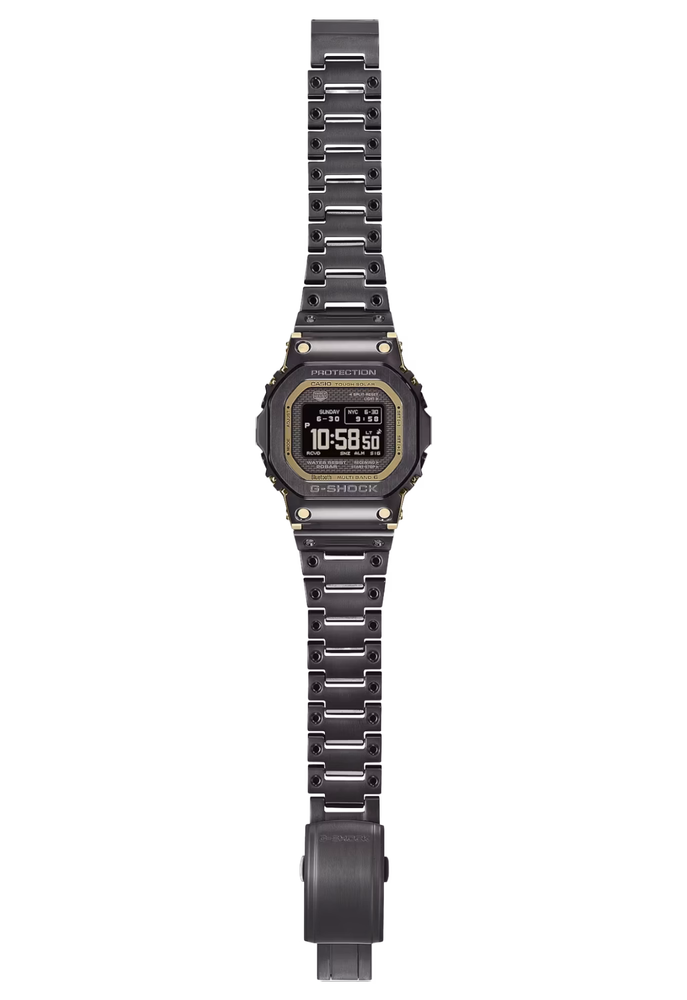 CASIO 卡西歐 G-SHOCK GMW-BZ5000BD-1 黑色 太陽能藍牙電波錶