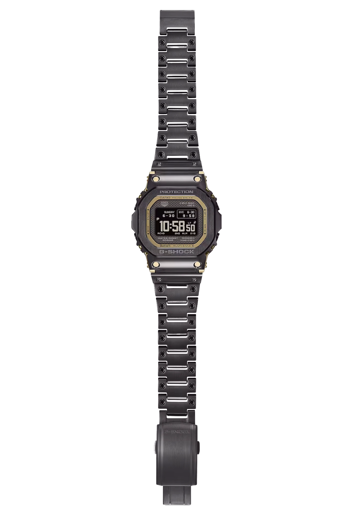 CASIO 卡西歐 G-SHOCK GMW-BZ5000BD-1 黑色 太陽能藍牙電波錶：圖片 5