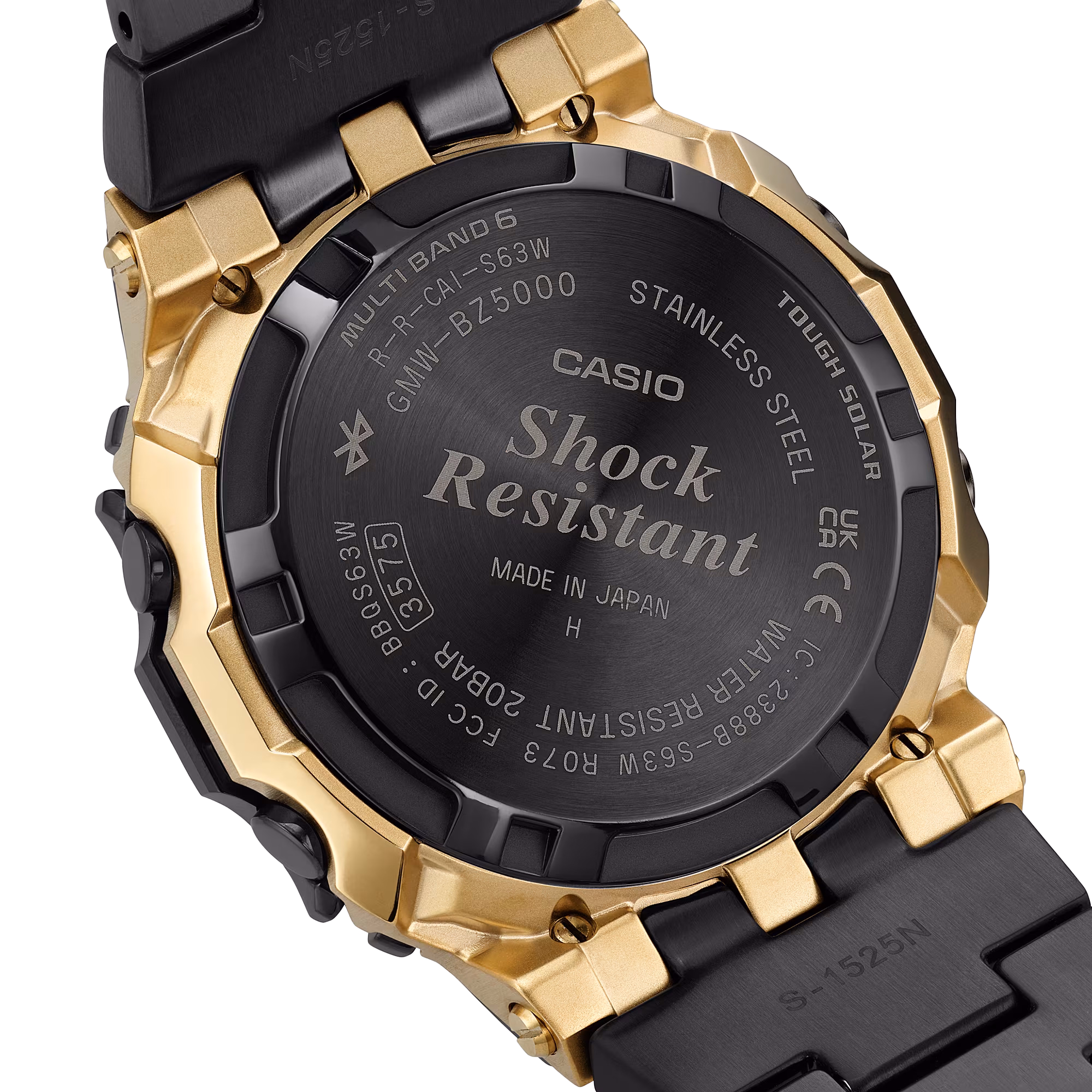 CASIO 卡西歐 G-SHOCK GMW-BZ5000BD-1 黑色 太陽能藍牙電波錶