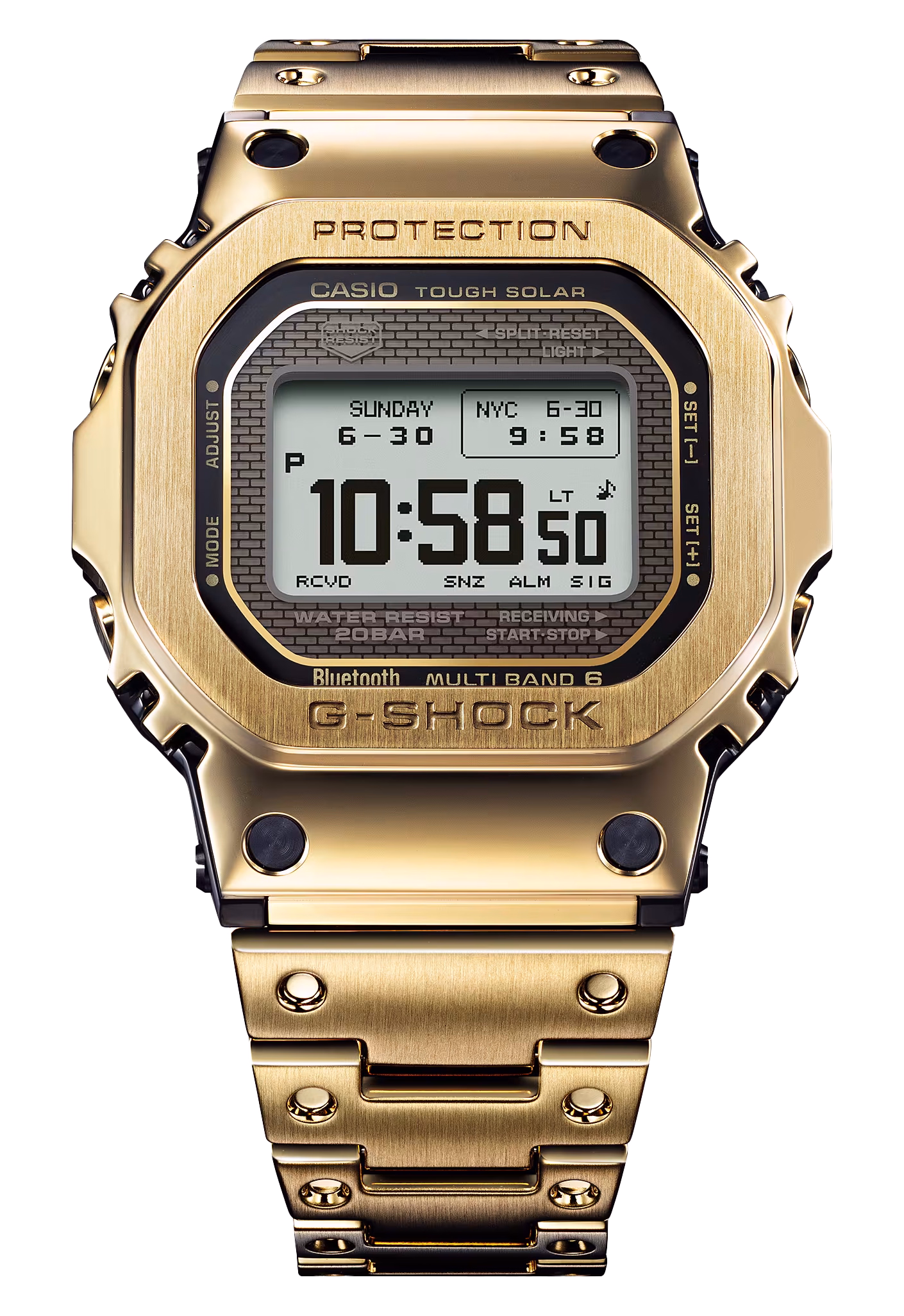 CASIO 卡西歐 G-SHOCK GMW-BZ5000GD-9 金色 太陽能藍牙電波錶：圖片 2