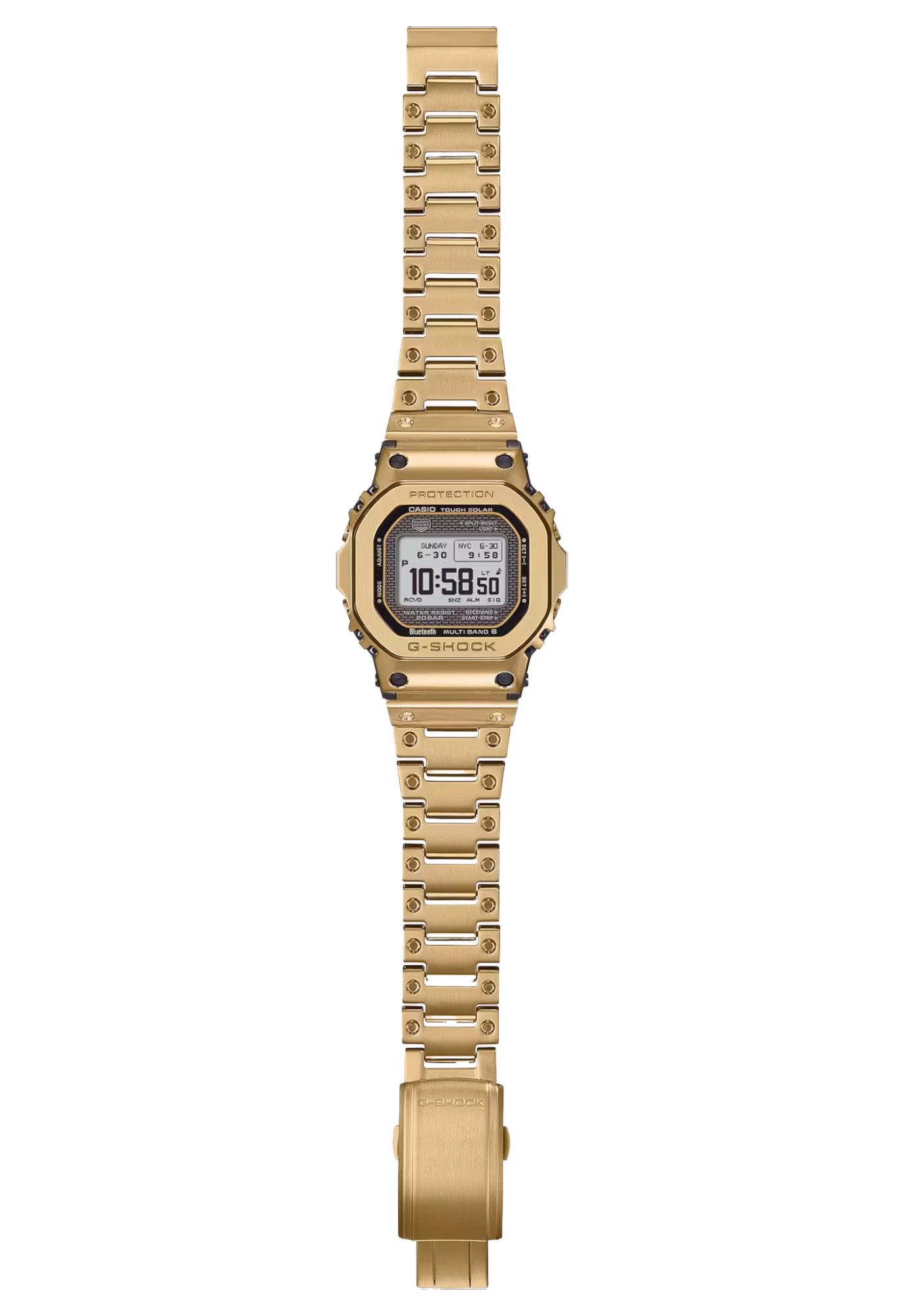 CASIO 卡西歐 G-SHOCK GMW-BZ5000GD-9 金色 太陽能藍牙電波錶