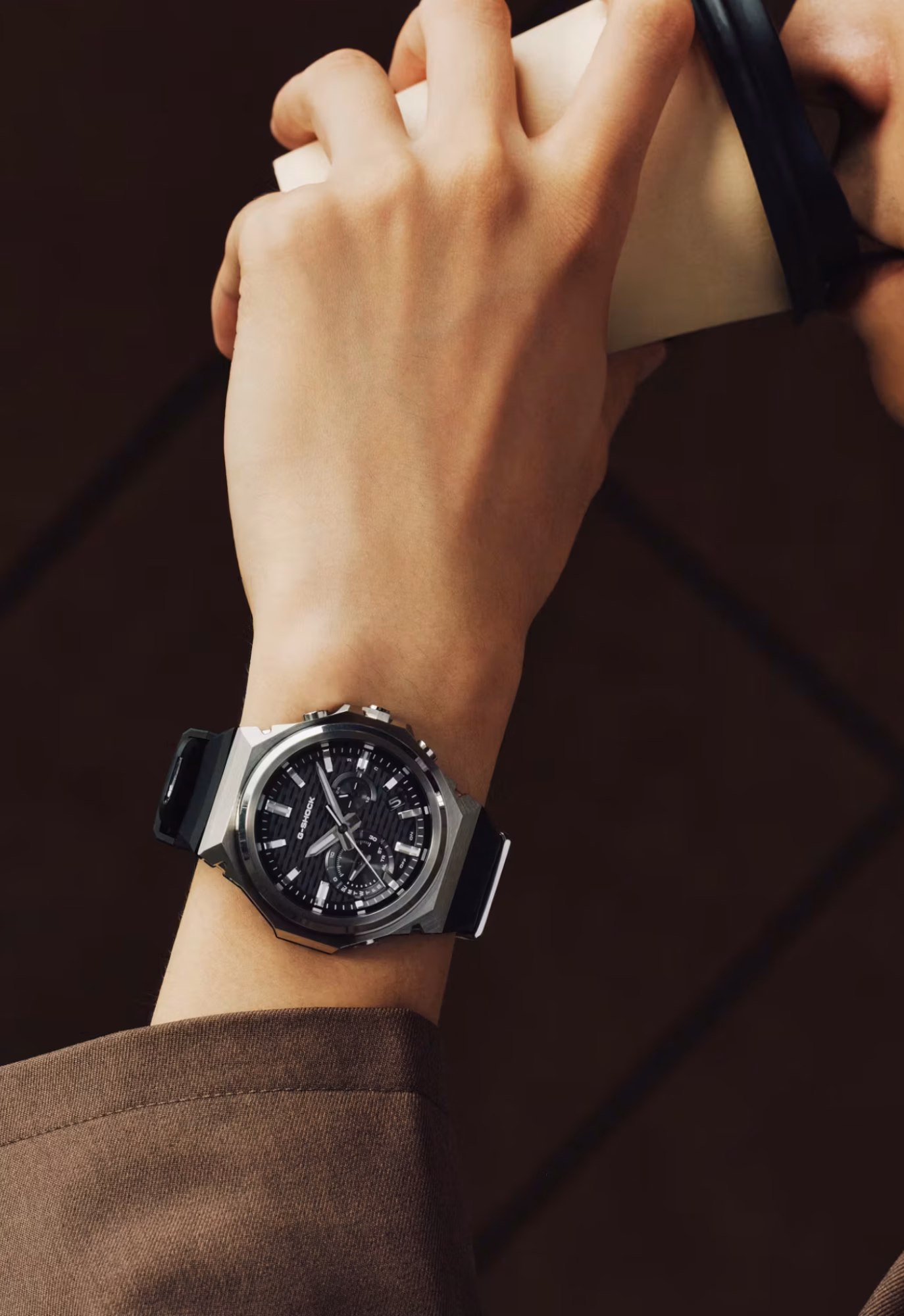 CASIO 卡西歐 G-SHOCK GST-B1000-1A 黑色 太陽能藍芽錶