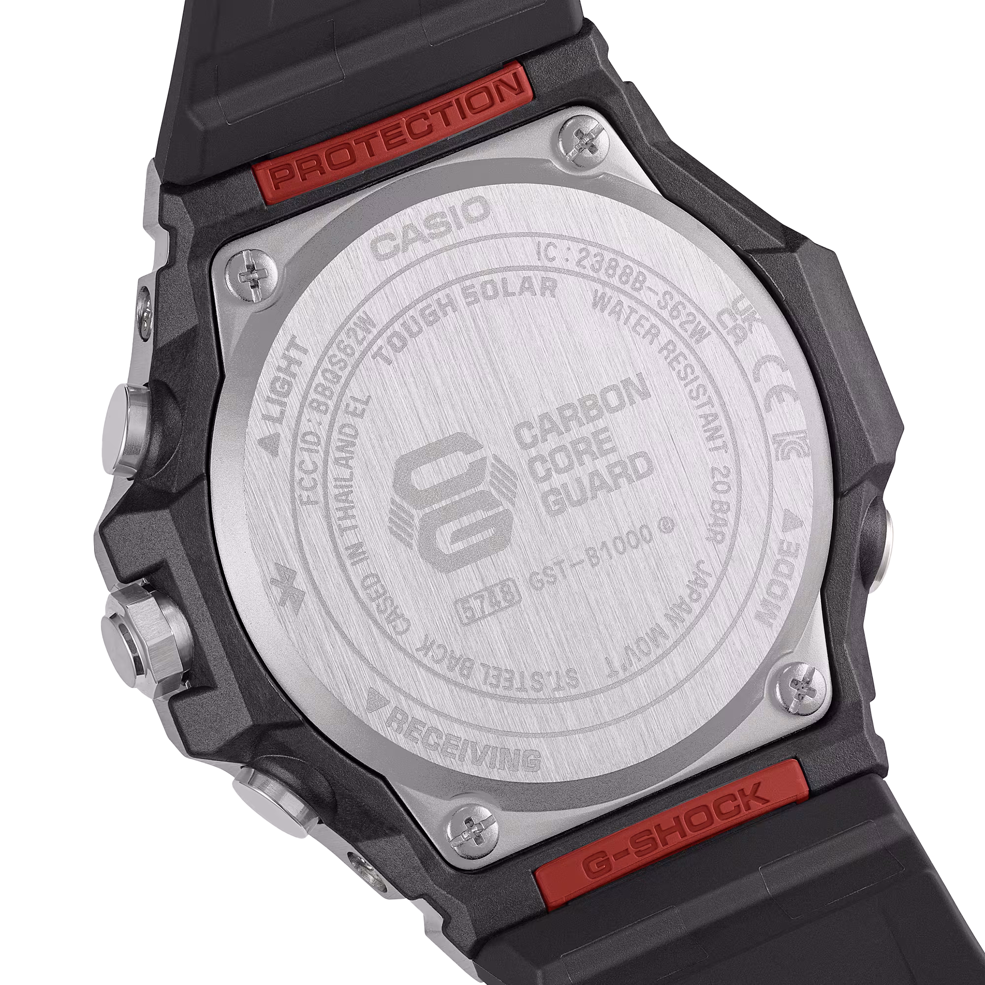 CASIO 卡西歐 G-SHOCK GST-B1000-1A 黑色 太陽能藍芽錶
