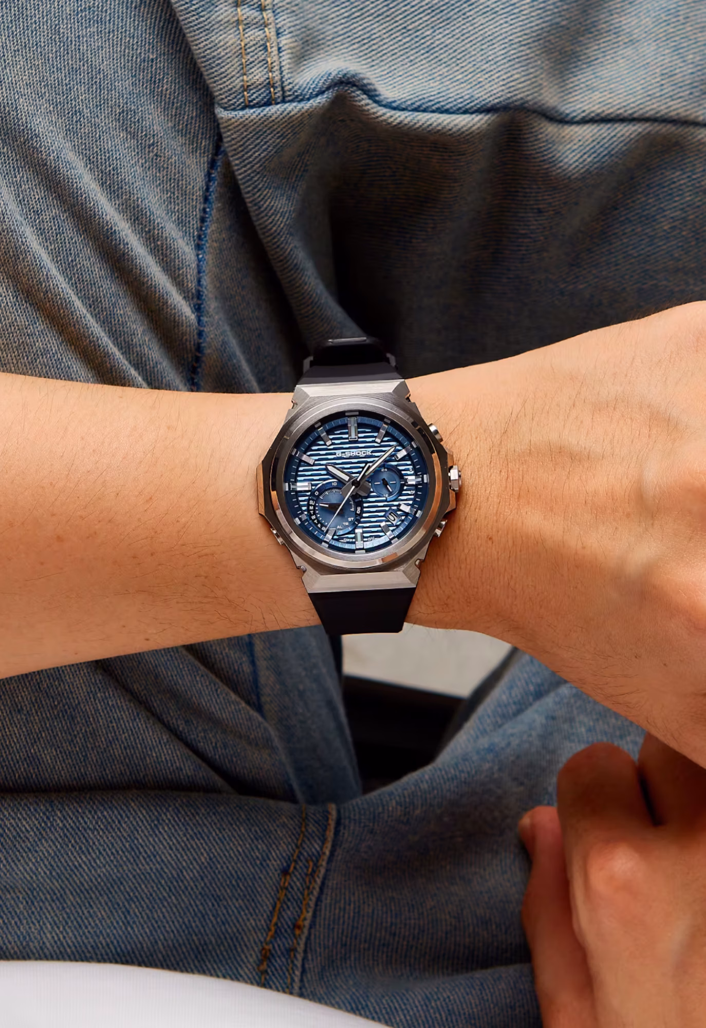 CASIO 卡西歐 G-SHOCK GST-B1000-2A 藍色 太陽能藍芽錶