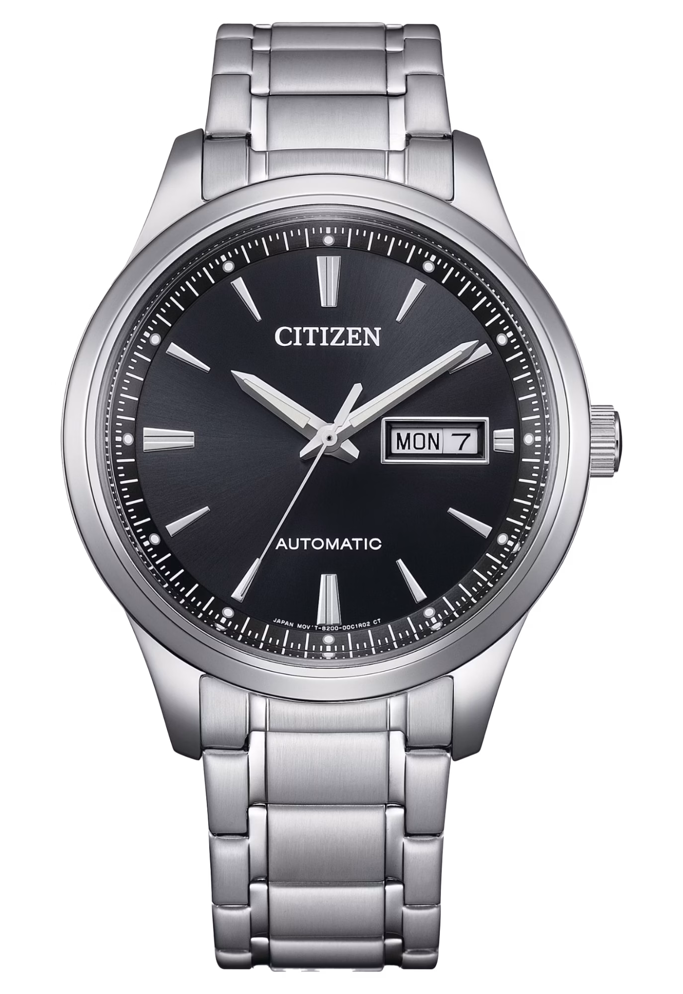 CITIZEN 星辰 Mechanical 紳士黑機械男錶 NY4060-51E