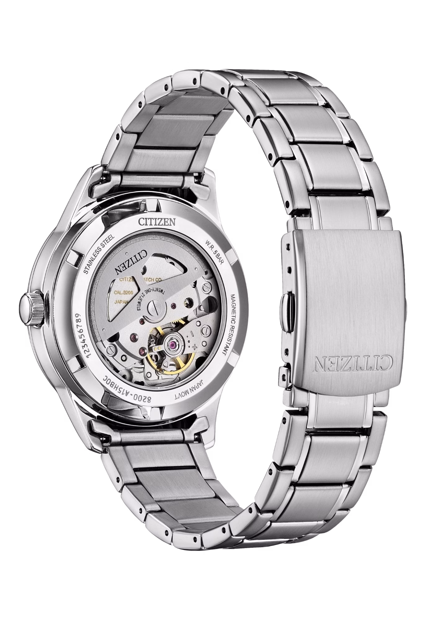 CITIZEN 星辰 Mechanical 紳士黑機械男錶 NY4060-51E