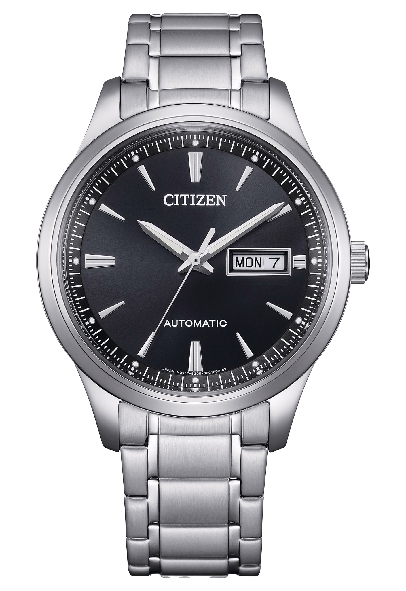 CITIZEN 星辰 Mechanical 紳士黑機械男錶 NY4060-51E：圖片 1