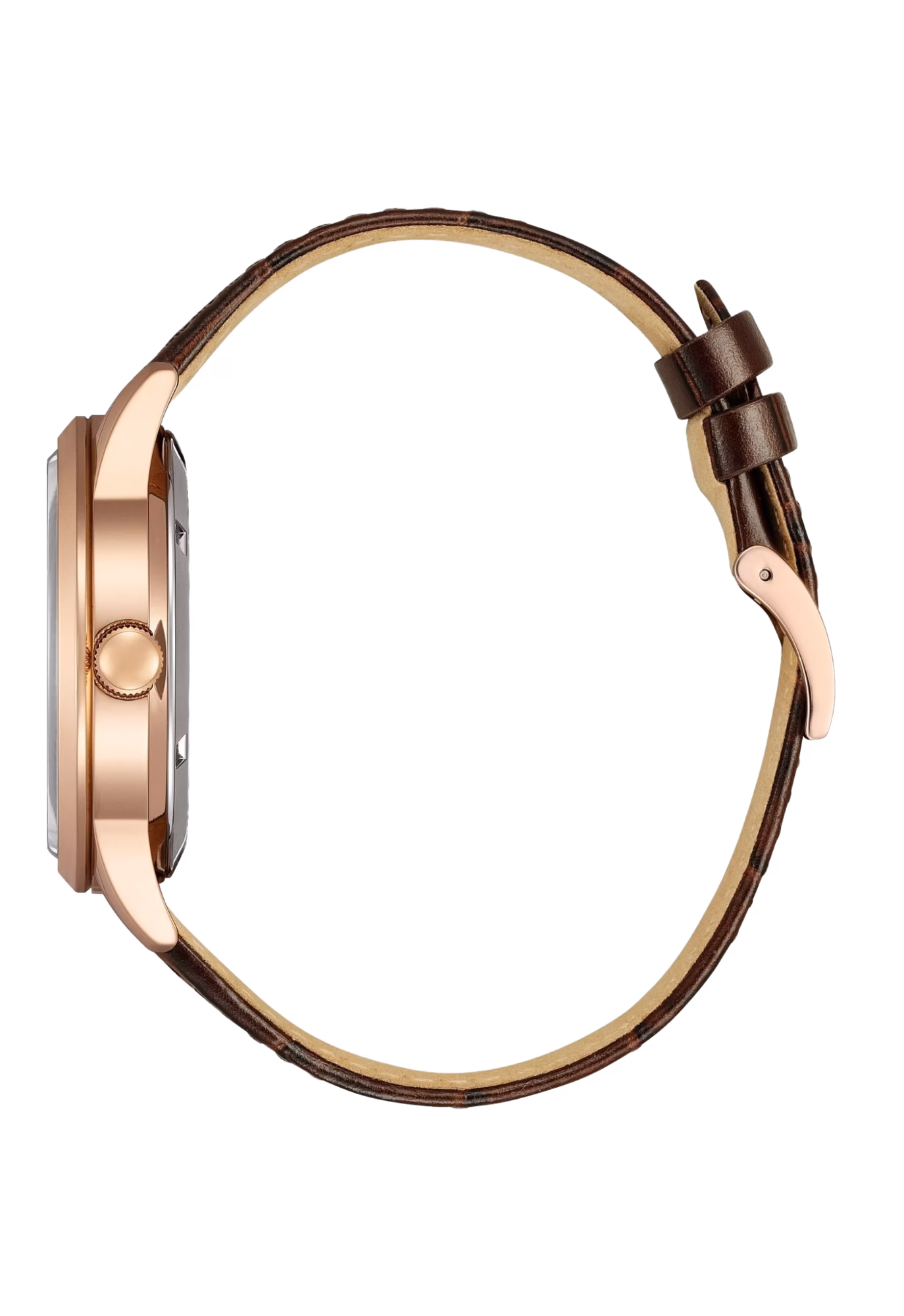 CITIZEN 星辰 Mechanical 經典簡約皮革款機械錶 NY4062-04X