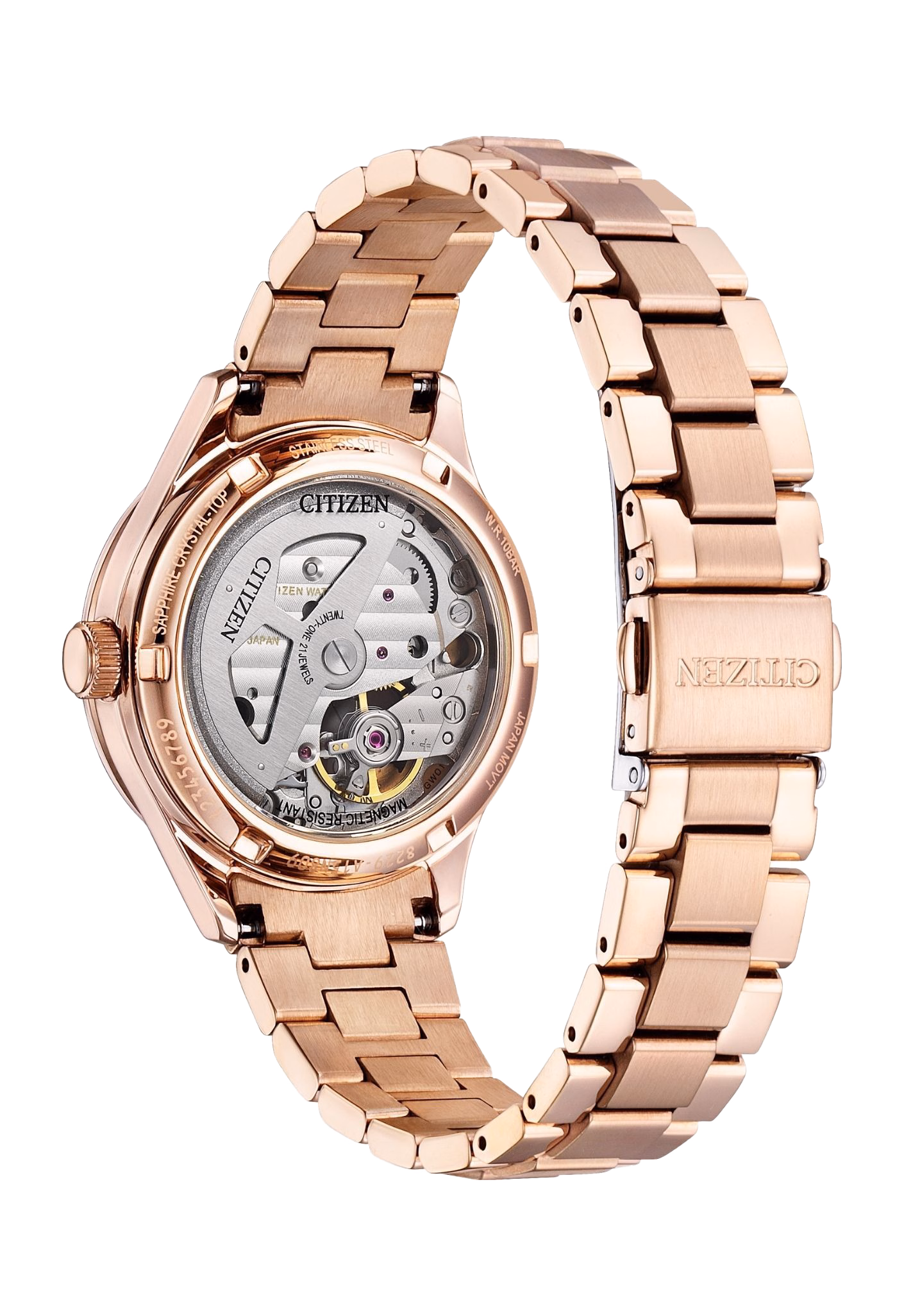 CITIZEN 星辰 LADY'S  限量櫻花機械女錶 PC1017-96W：圖片 2