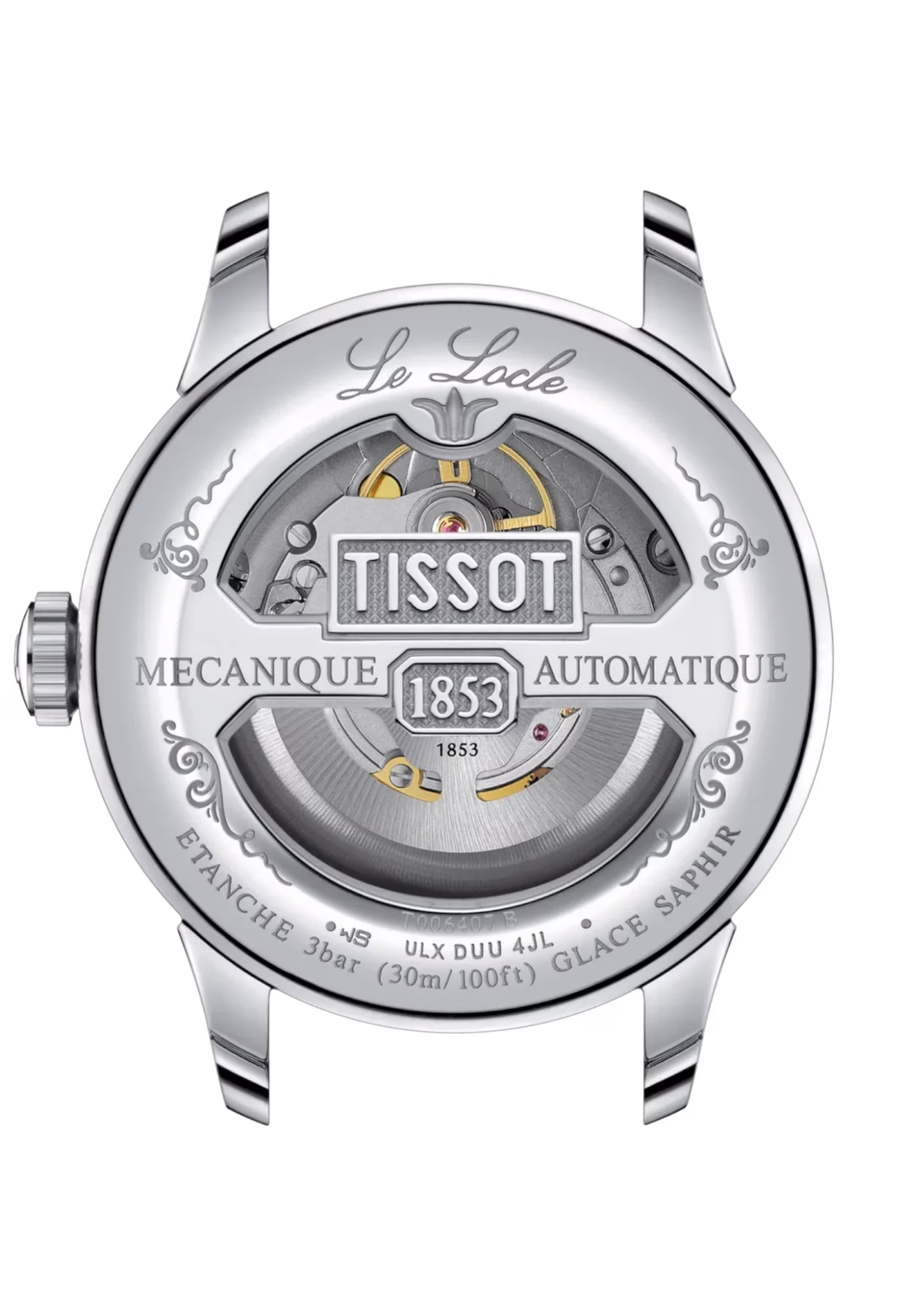 TISSOT 天梭 Le Locle Powermatic 80 力洛克 皮革藍 機械錶 T006.407.16.043.00