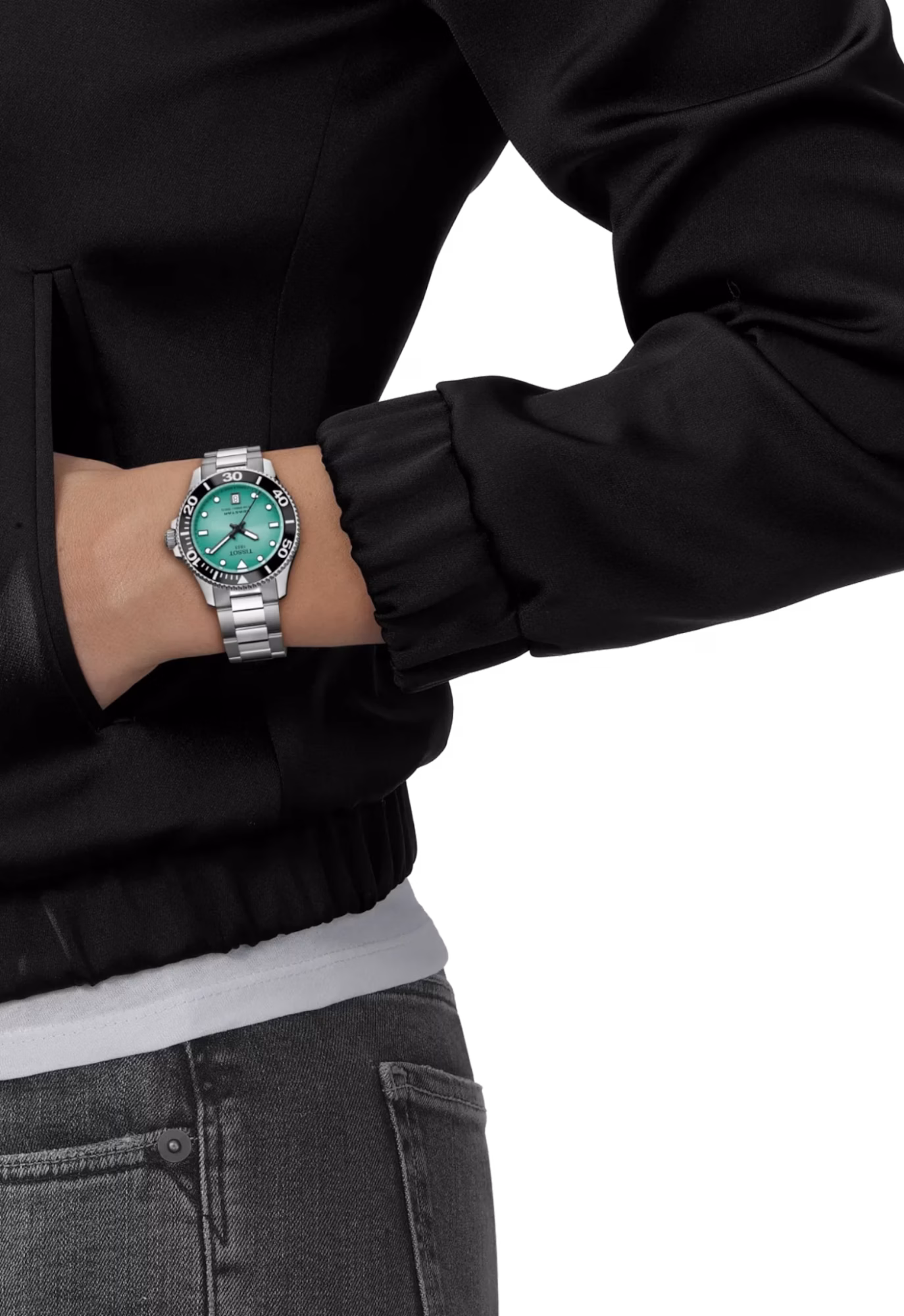 TISSOT 天梭 Seastar 1000 36mm 綠海星潛水錶 T120.210.11.091.00