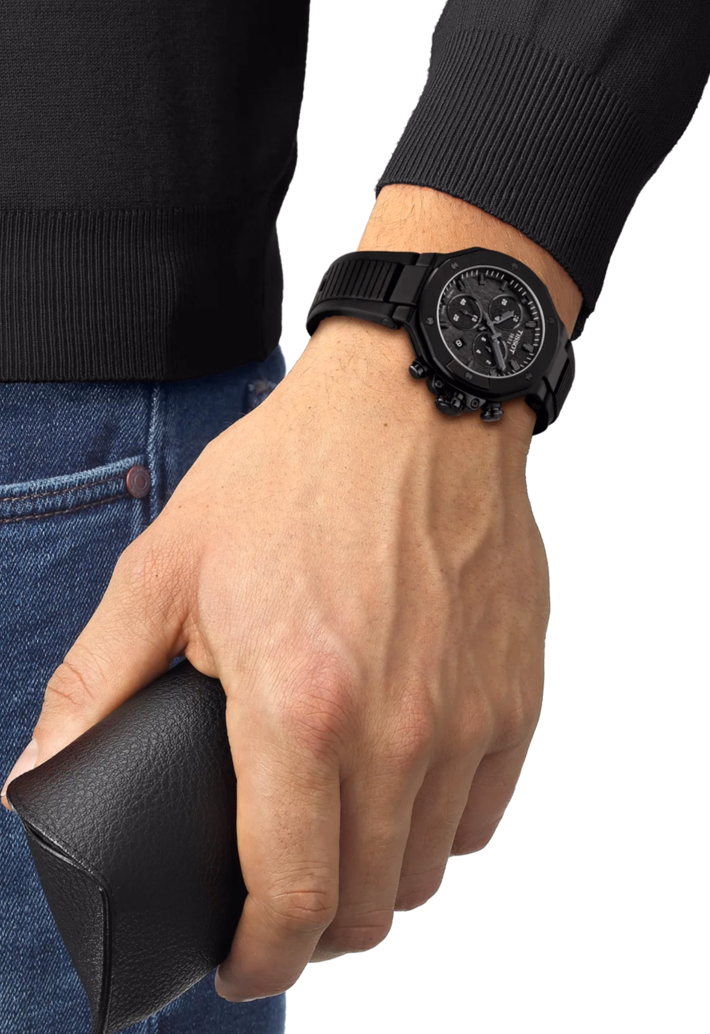 TISSOT 天梭 T-Race Quartz Chronograph 競速黑 計時賽車錶 T141.817.37.051.00：圖片 5