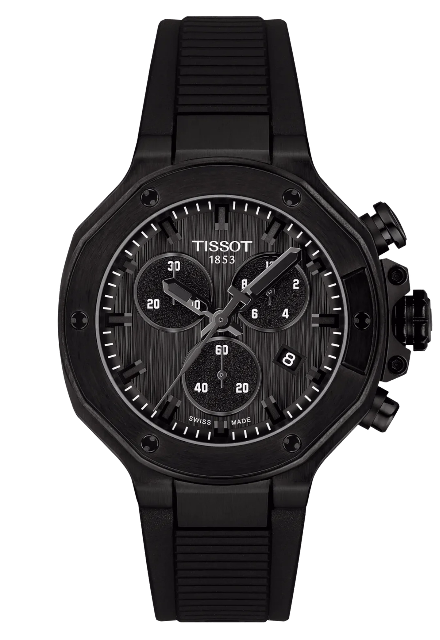 TISSOT 天梭 T-Race Quartz Chronograph 競速黑 計時賽車錶 T141.817.37.051.00：圖片 1