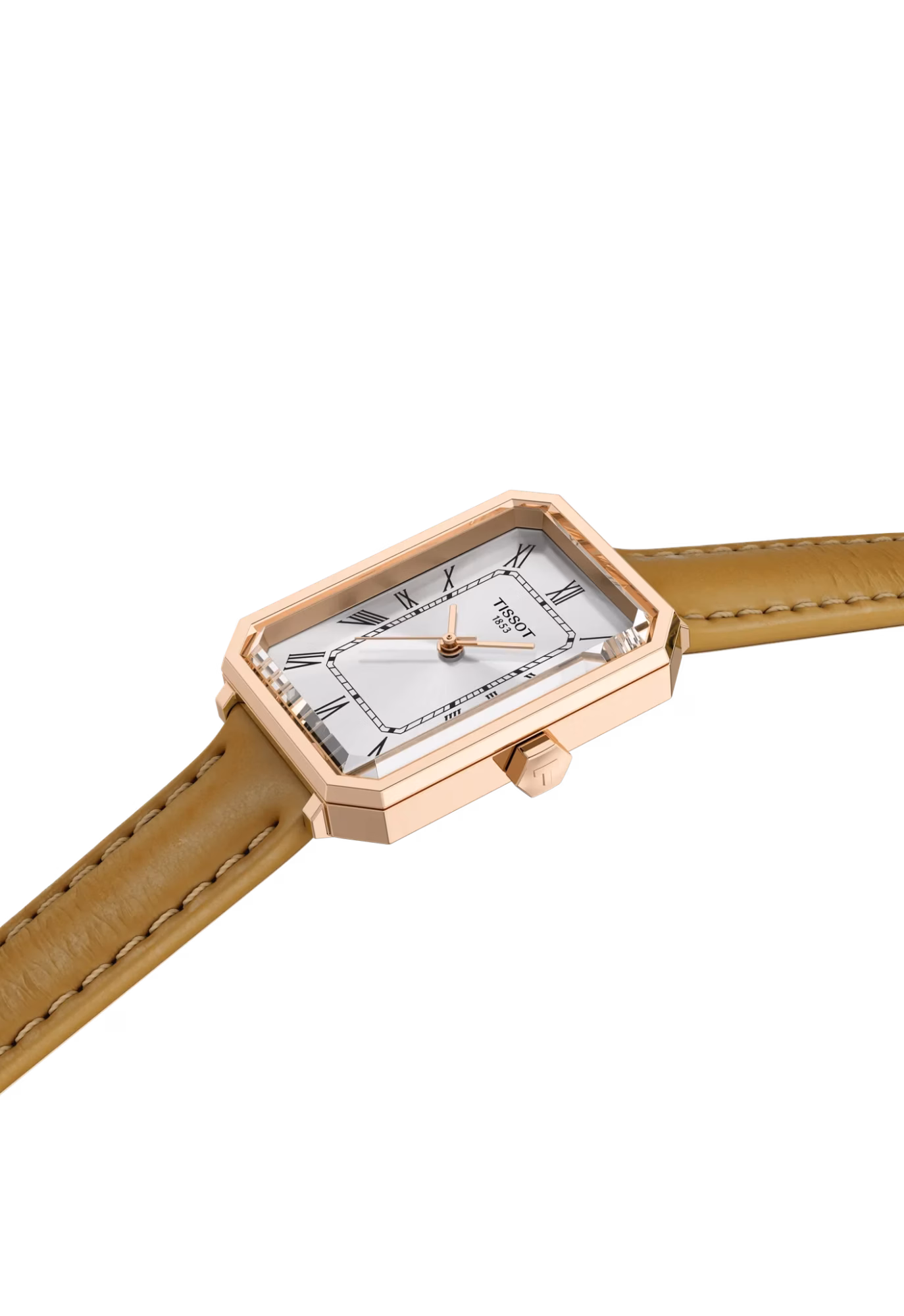 TISSOT 天梭 SRV 30mm 銀色 方形女裝腕錶 T160.110.36.033.00