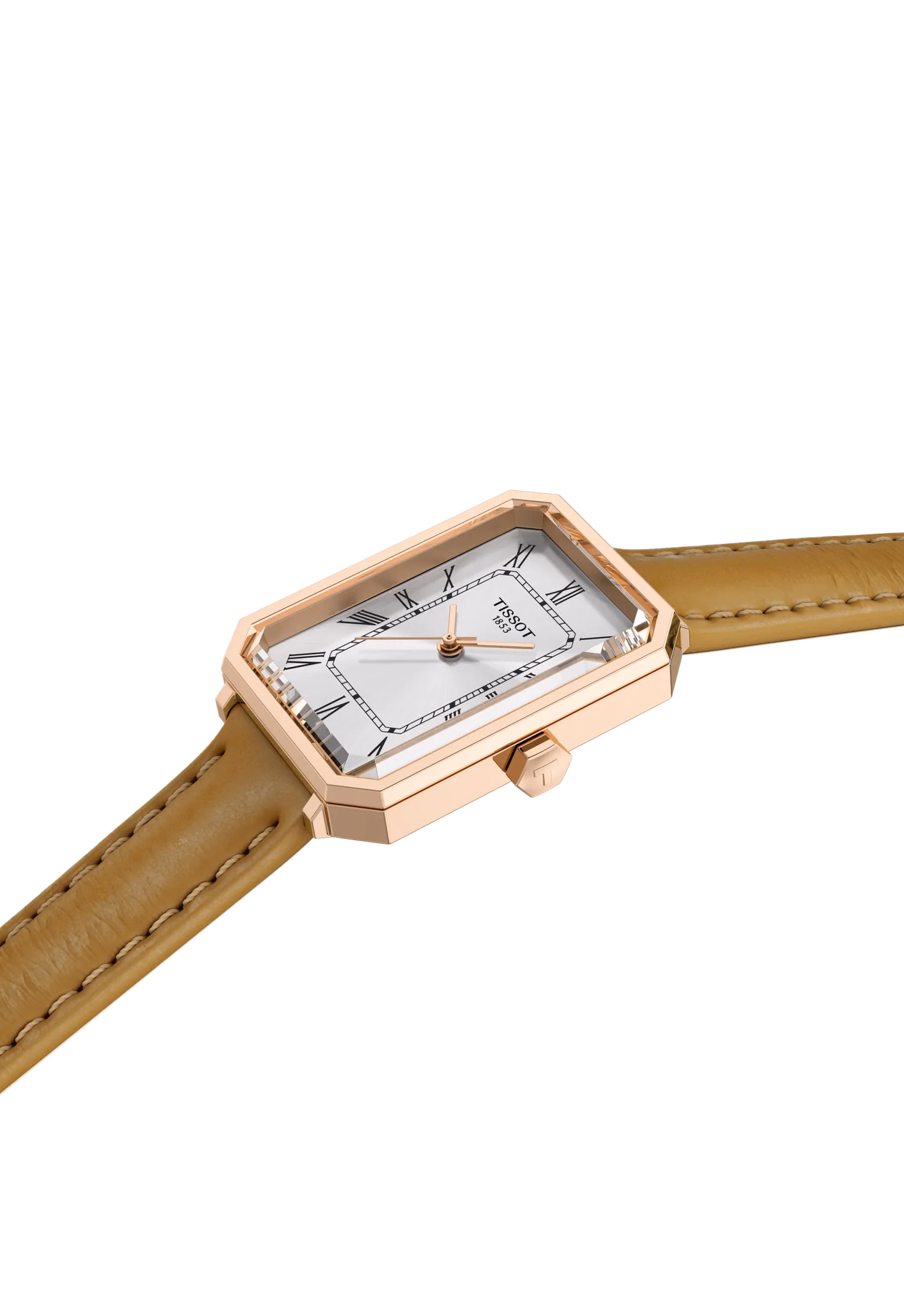 TISSOT 天梭 SRV 30mm 銀色 方形女裝腕錶 T160.110.36.033.00：圖片 3