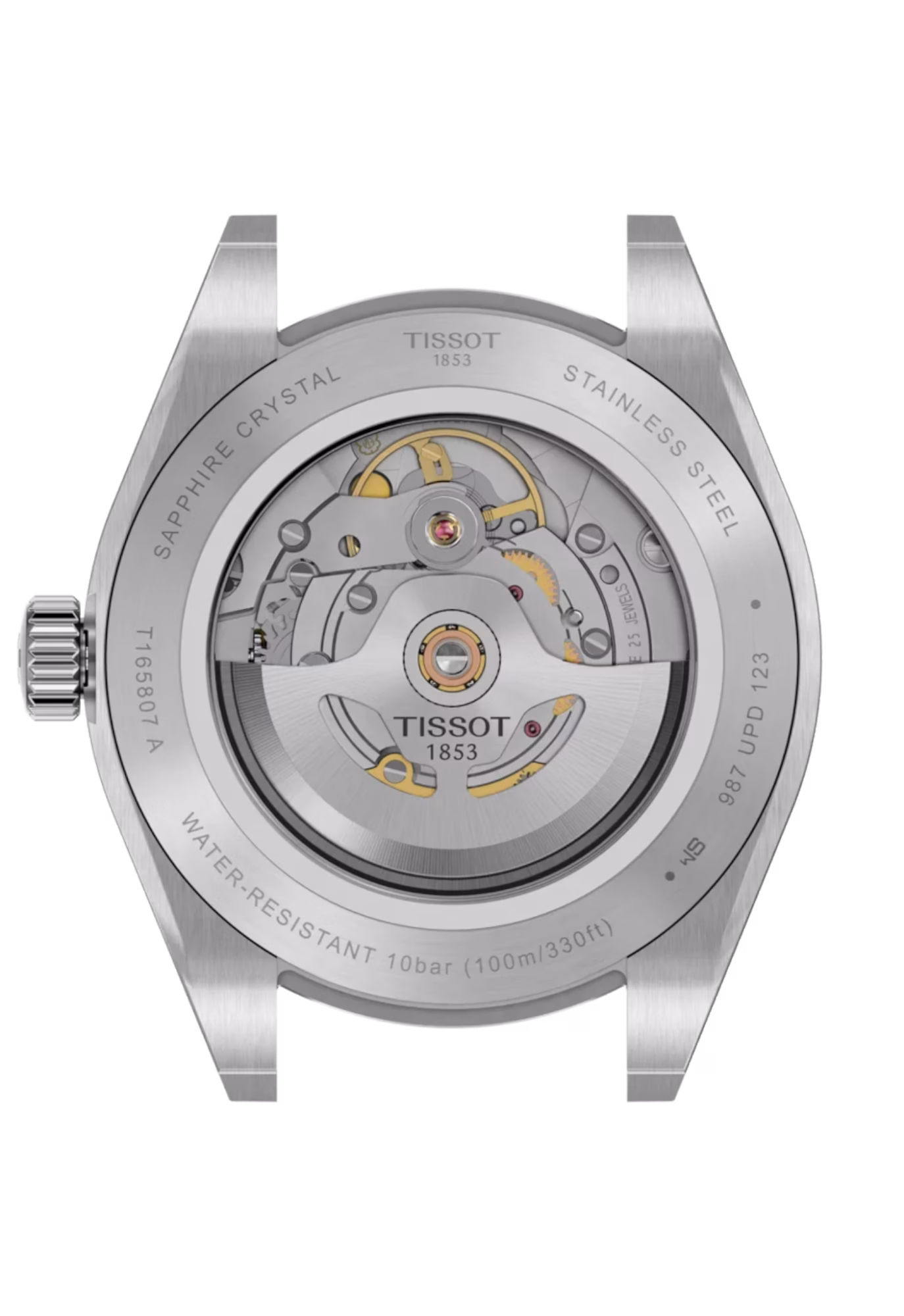 TISSOT 天梭 Gentleman Powermatic 80 Nivachron™游絲 紳士藍機械腕錶 T165.807.11.041.00