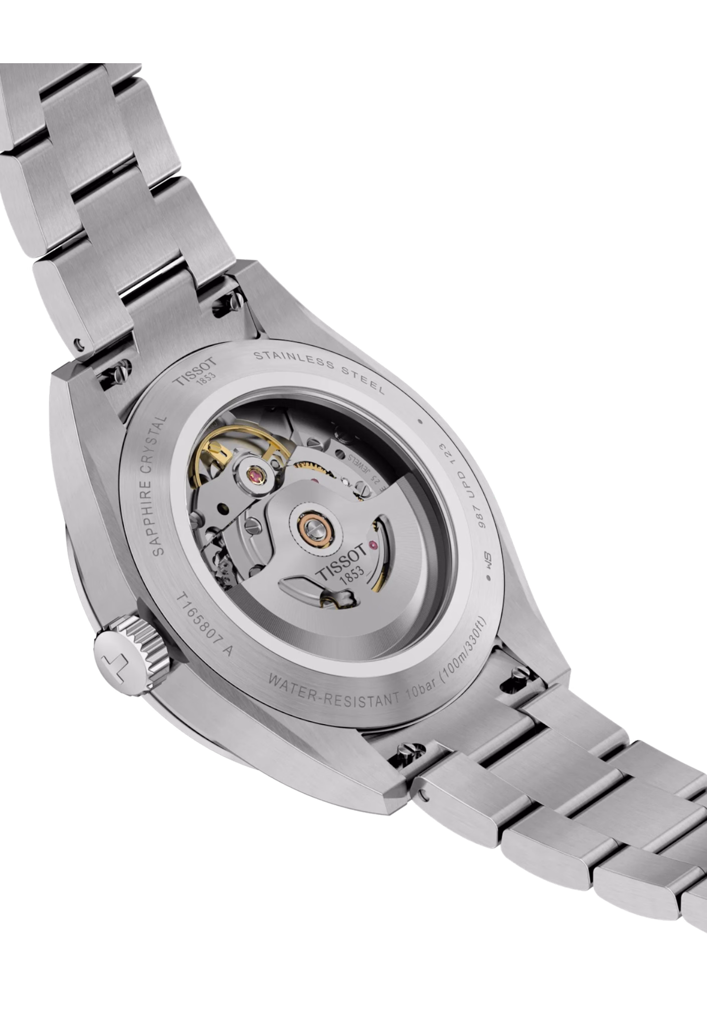 TISSOT 天梭 Gentleman Powermatic 80 Nivachron™游絲 紳士藍機械腕錶 T165.807.11.041.00：圖片 5