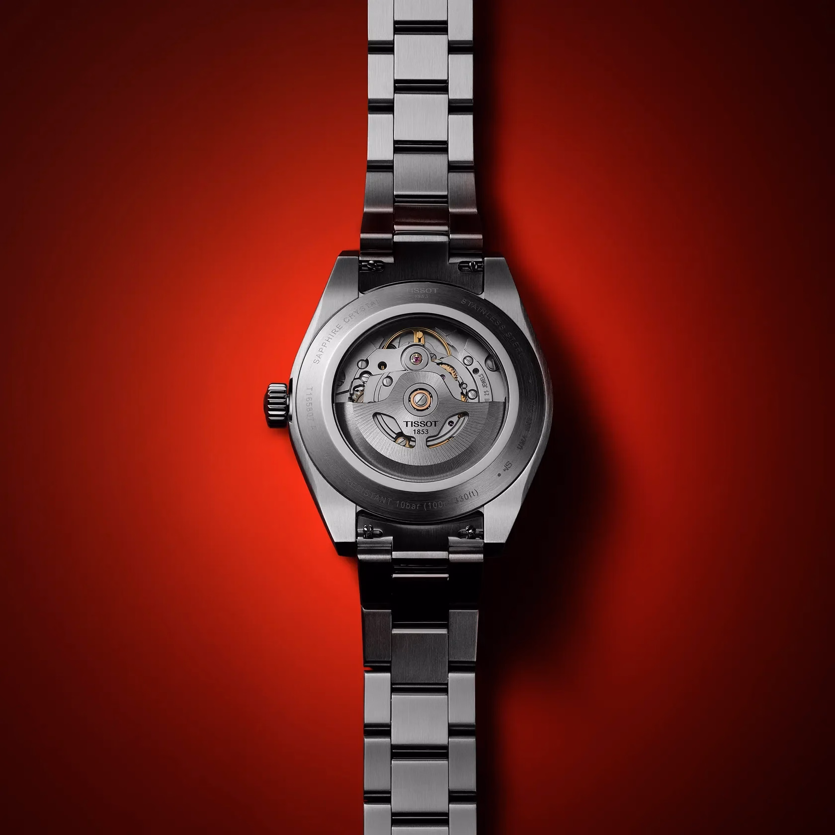 TISSOT 天梭 Gentleman Powermatic 80 Nivachron™游絲 紳士藍機械腕錶 T165.807.11.041.00