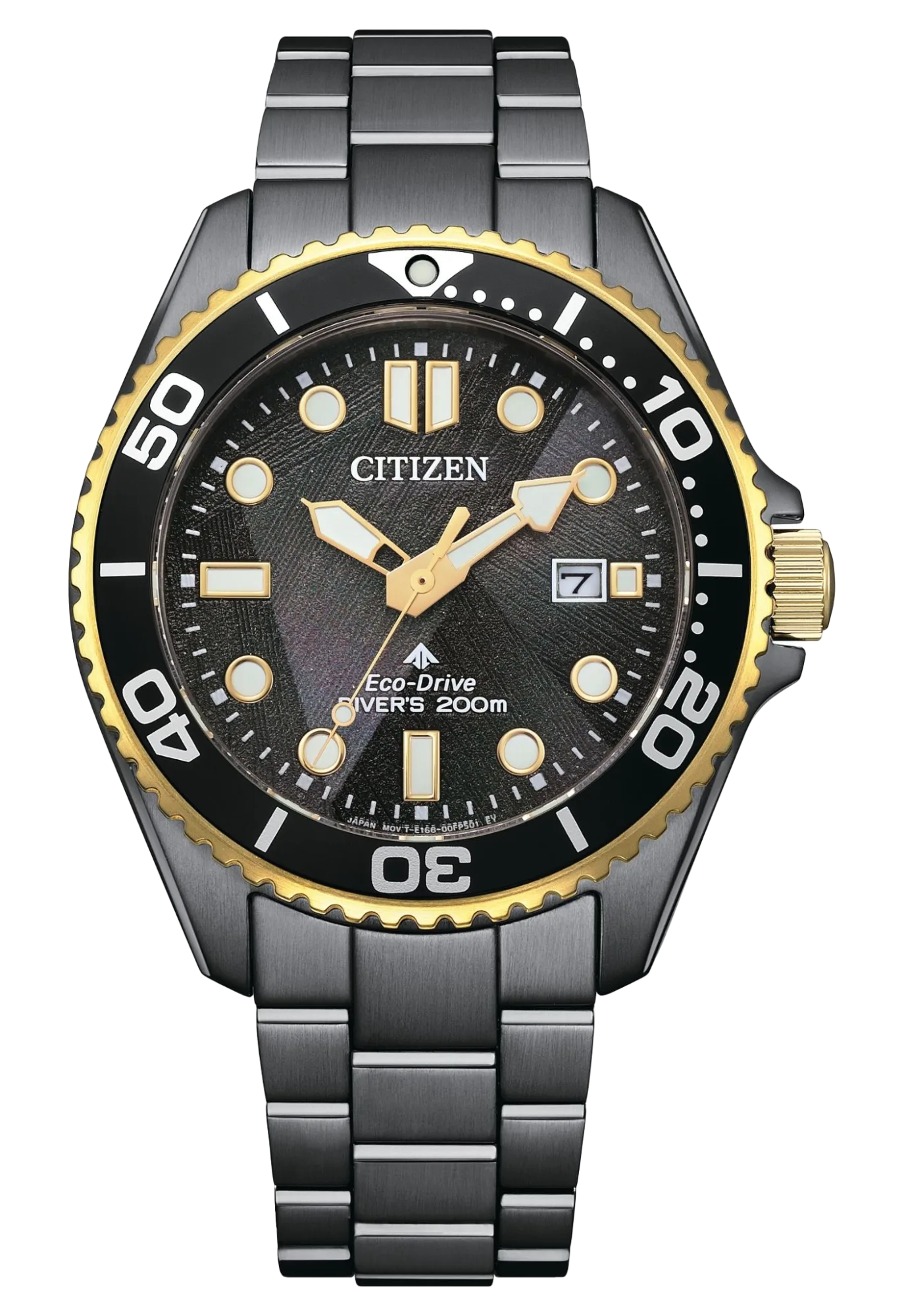 CITIZEN 星辰LIGHT in BLACK 闇影之光 光動能50週年限量 200米潛水錶 限量(BN0264-53E)