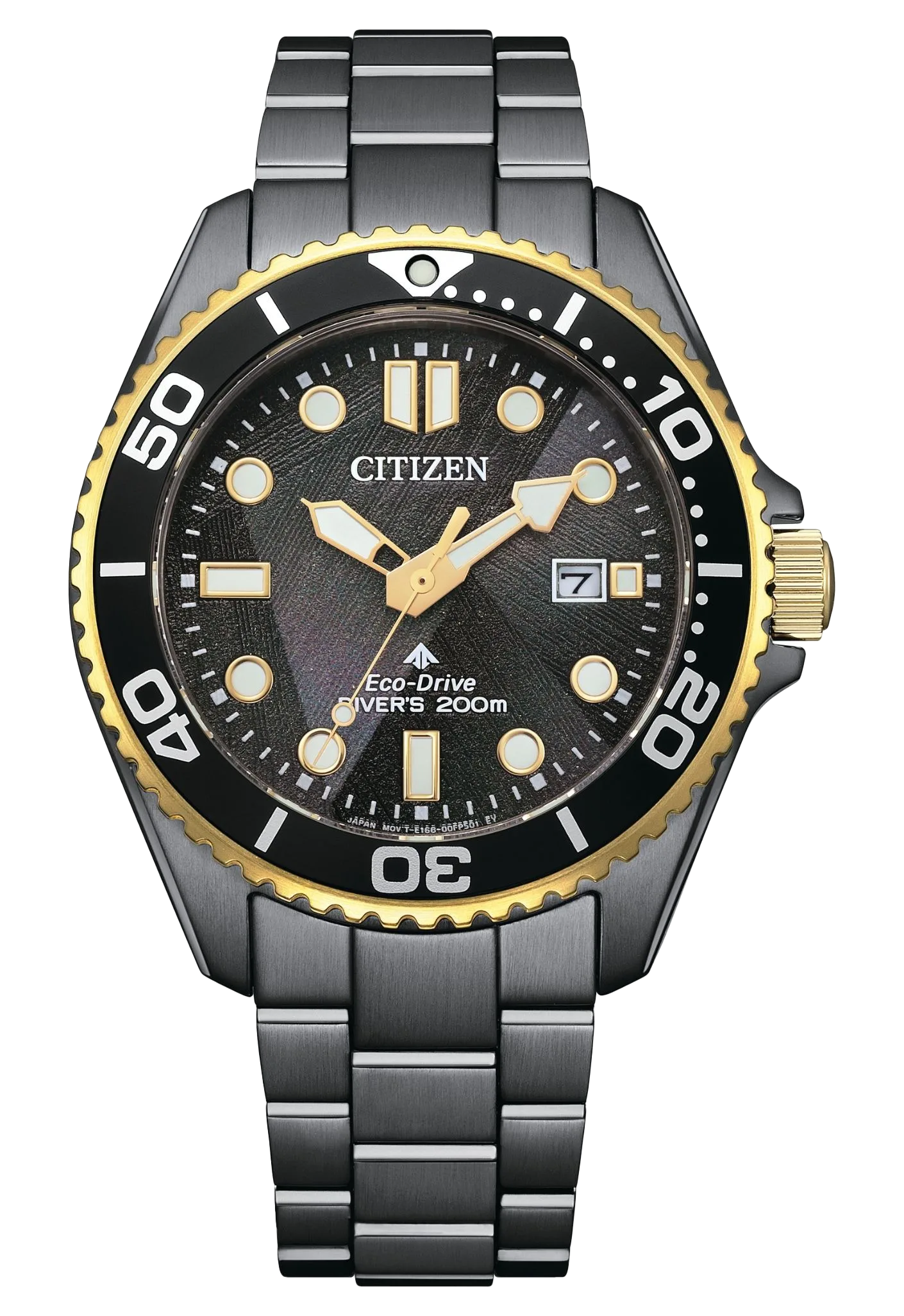 CITIZEN 星辰LIGHT in BLACK 闇影之光 光動能50週年限量 200米潛水錶 限量(BN0264-53E)：圖片 1