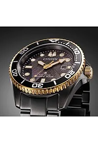 CITIZEN 星辰LIGHT in BLACK 闇影之光 光動能50週年限量 200米潛水錶 限量(BN0264-53E)