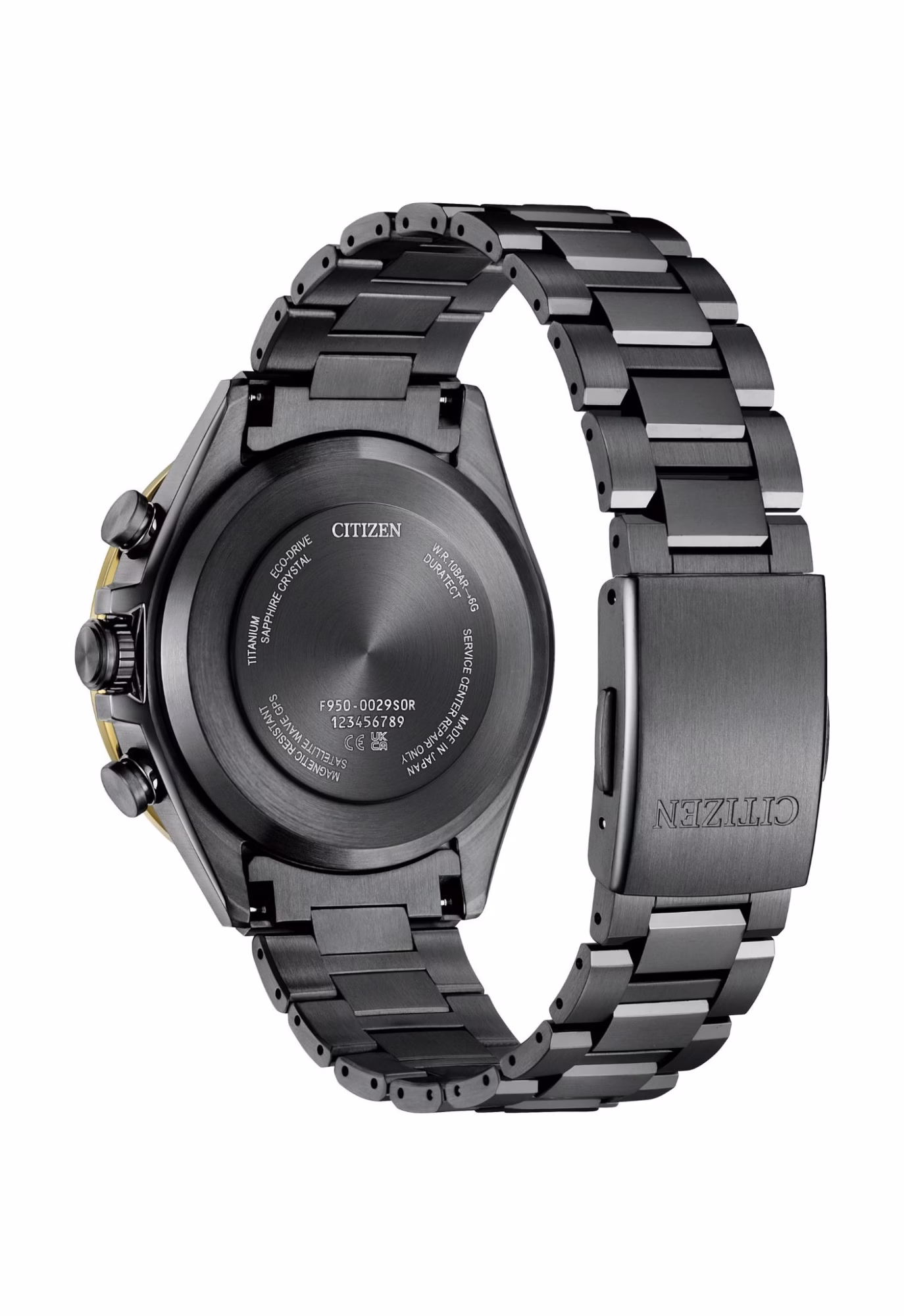 CITIZEN 星辰 ATTESA 限量 闇影之光 LIGHT IN BLACK 光動能 鈦輕量 GPS 男錶 CC4078-51E